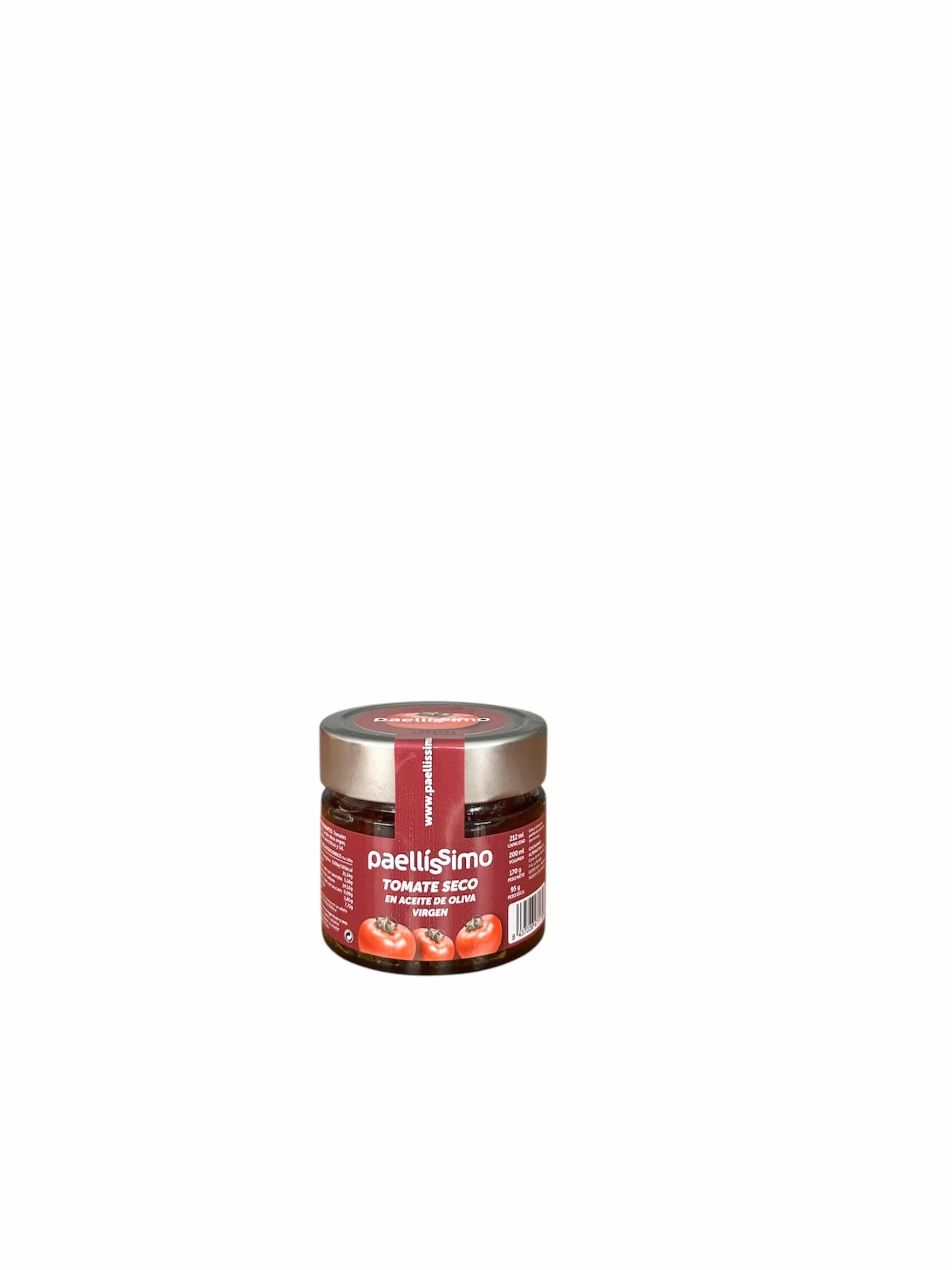 Paellissimo – Tomate Seco en Aceite de Oliva Virgen - 2 Tarros de 170gr.