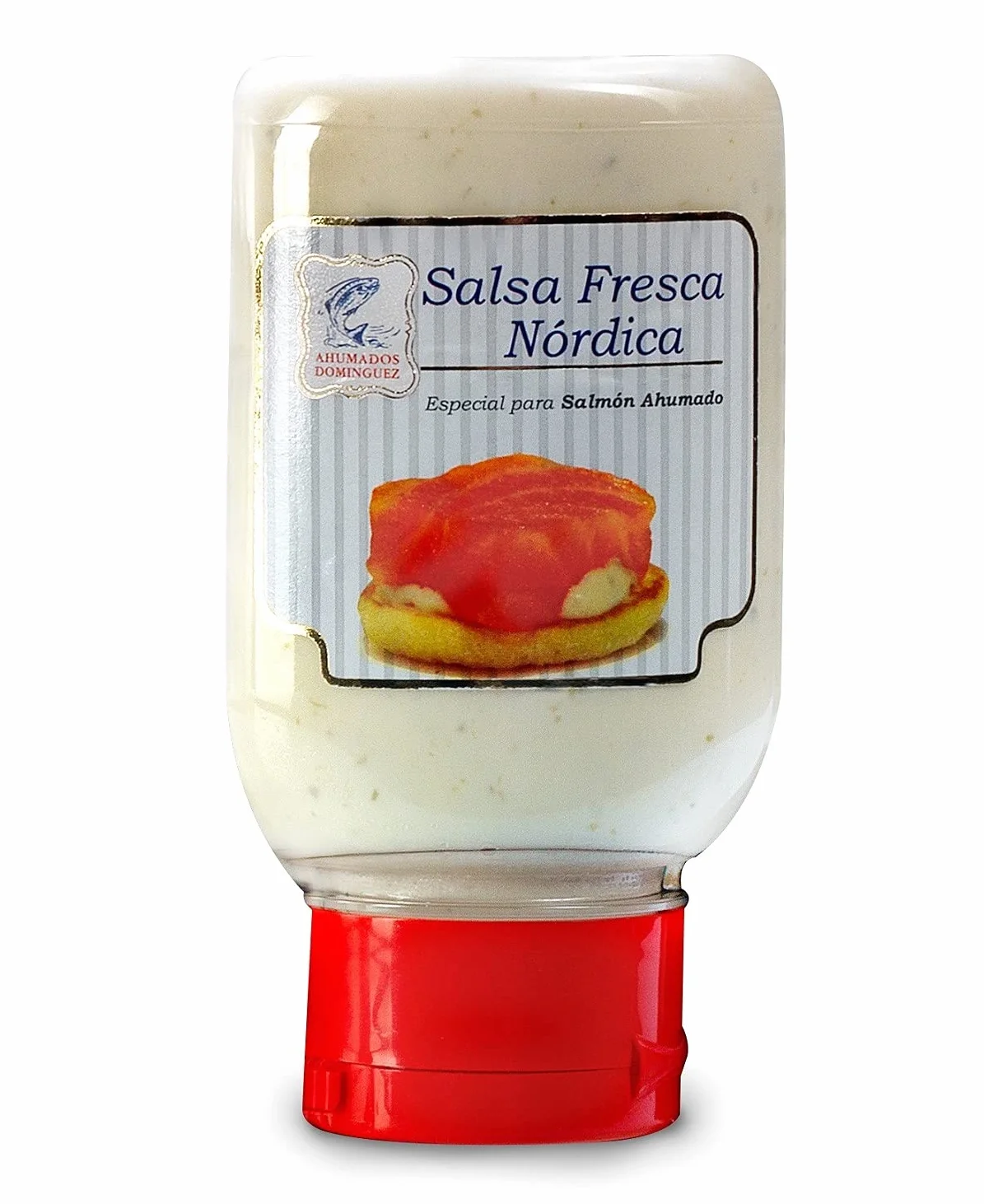Ahumados Domínguez - Salsa Fresca Nórdica - Especial para Salmón Ahumado y Marinado - 178 g - Artesanal - Refrigerada