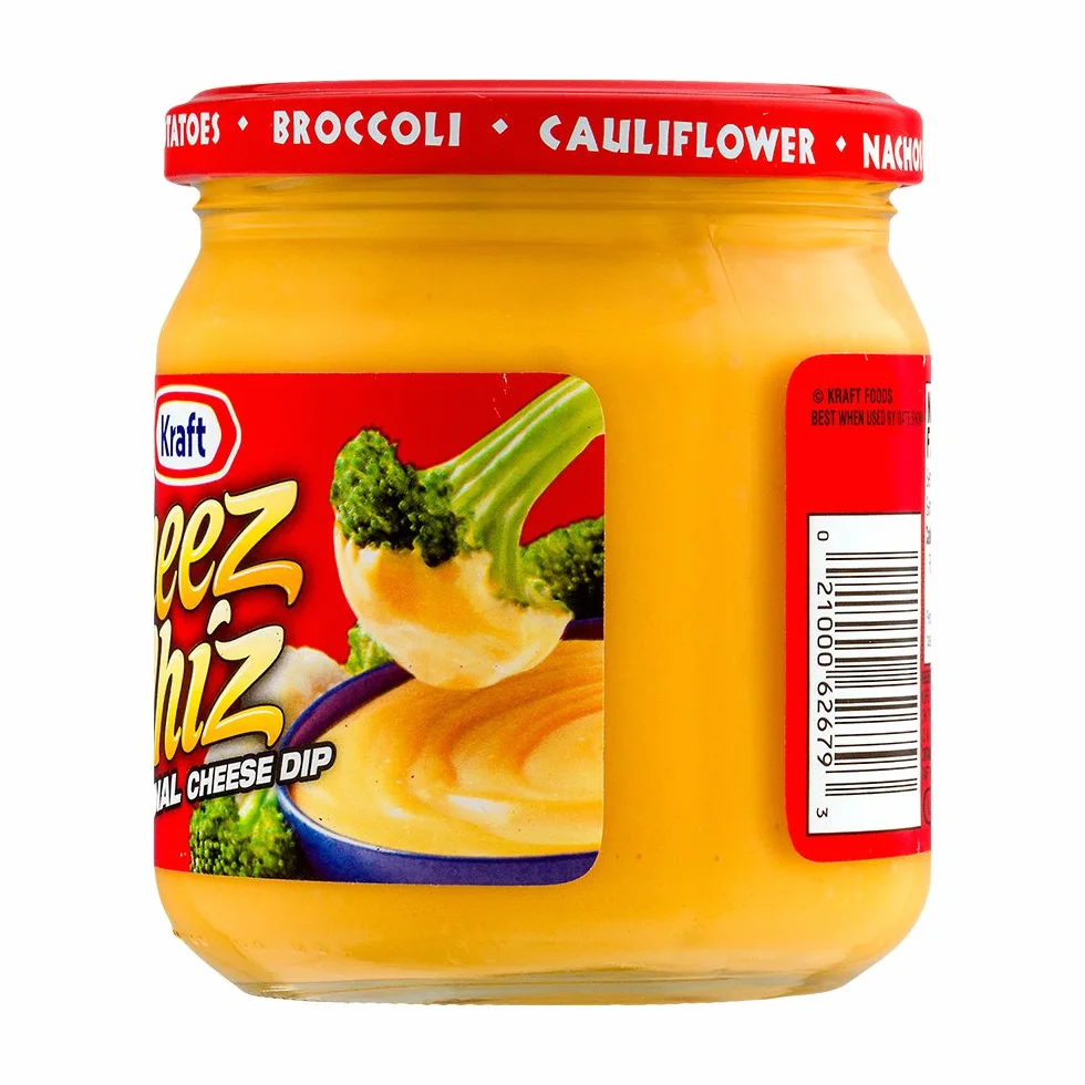 Kraft Cheez Whiz Original Cheese Dip, tarro de 15 oz