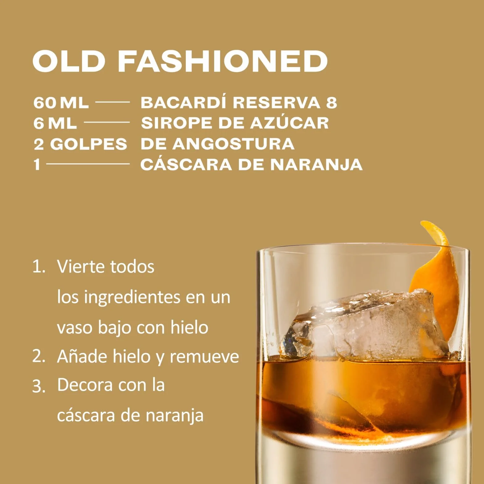 BACARDÍ Reserva 8 Ron Caribeño Premium 40% ALC. 70 cl 700 ml 8 Años