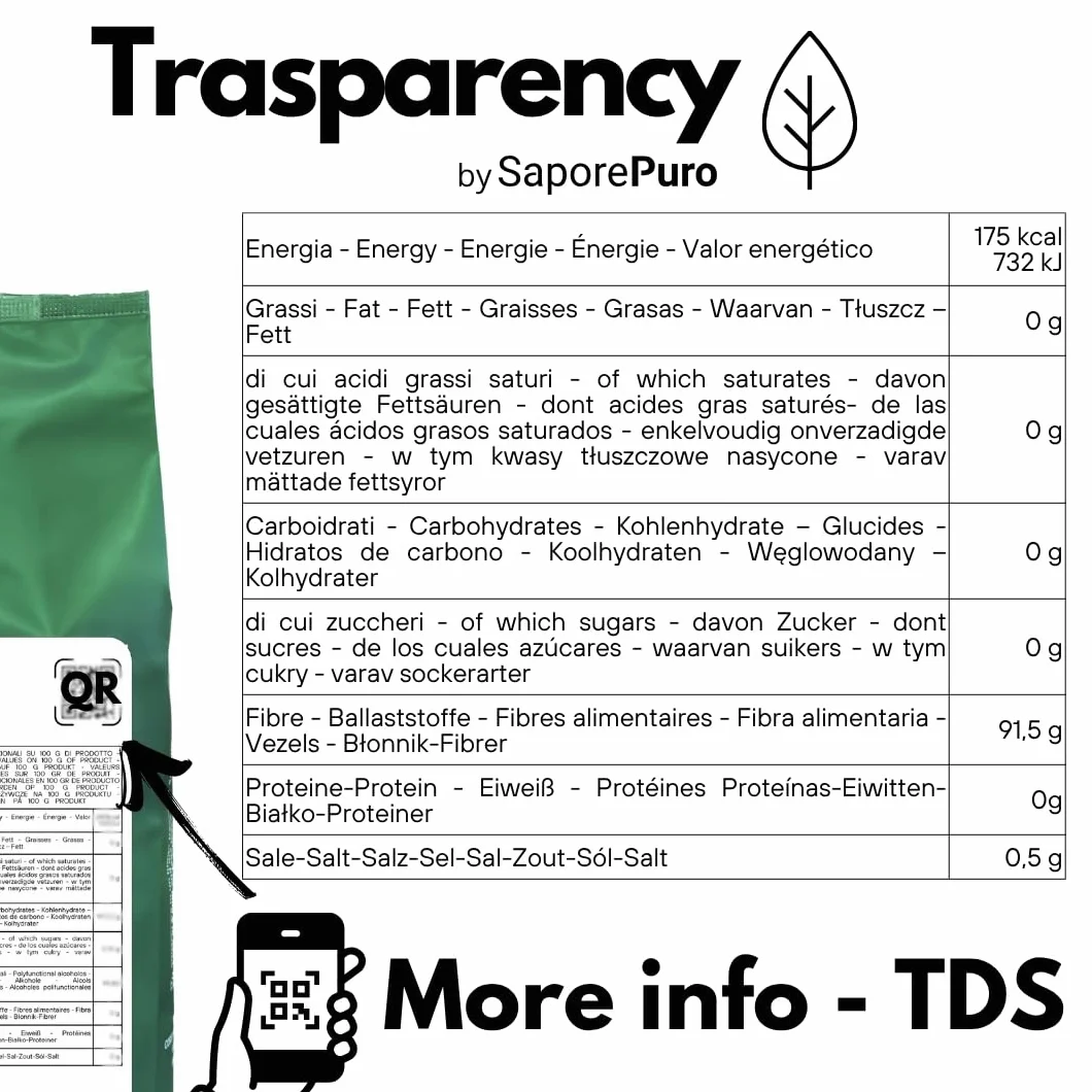Saporepuro CMC 1 kg - ideal para helados, geles, decoraciones y pastas - Excelente agente gelificante y estabilizante