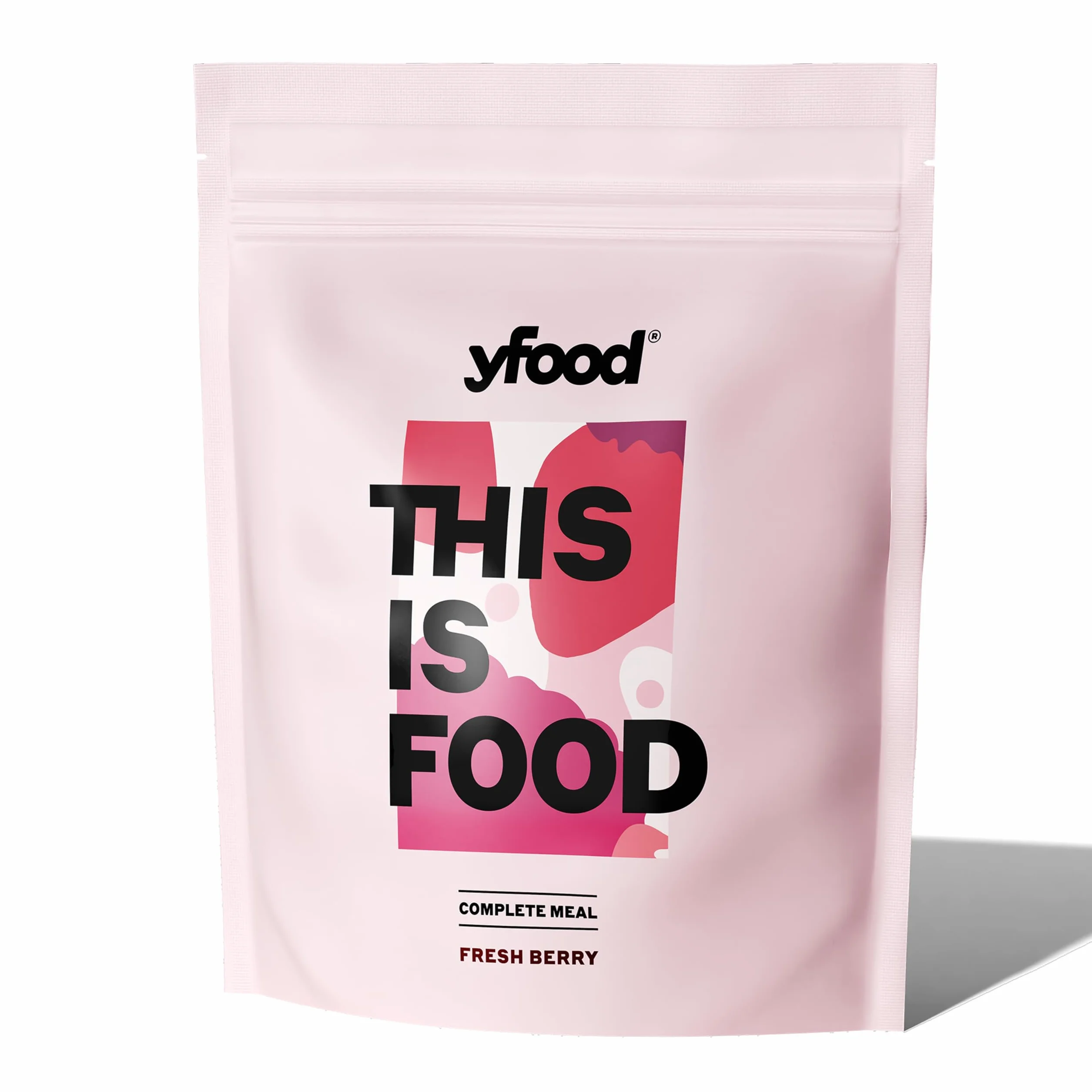yfood Bebida Fresh Berry – 12 comidas de 400 kcal en polvo – 25 g de proteínas, vitaminas y minerales – Sabor: baya