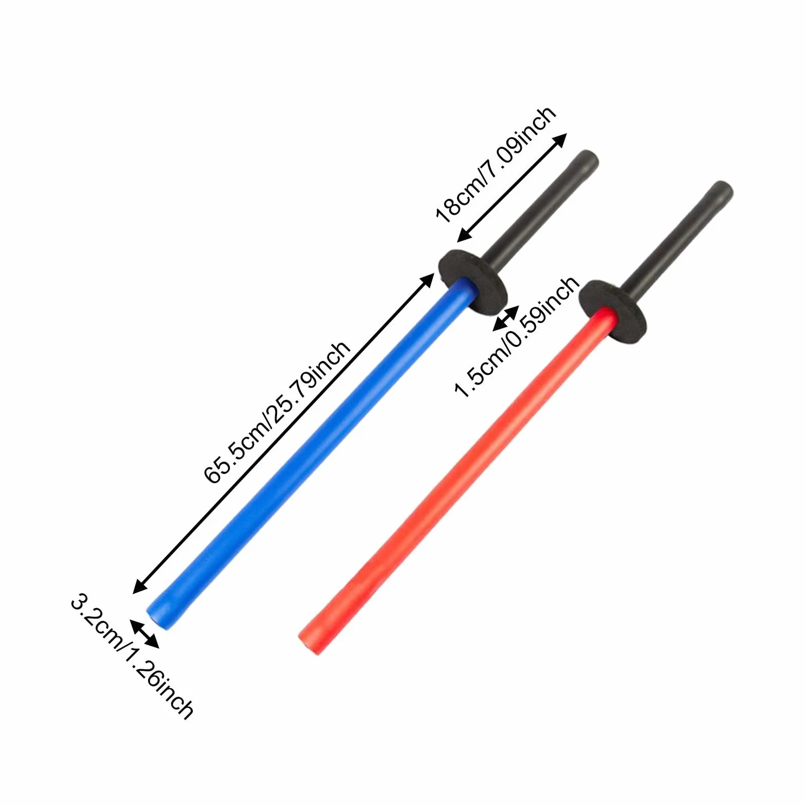 Espadas de Entrenamiento de Esponja Acolchadas para Kendo, Esgrima, Niños y Adultos