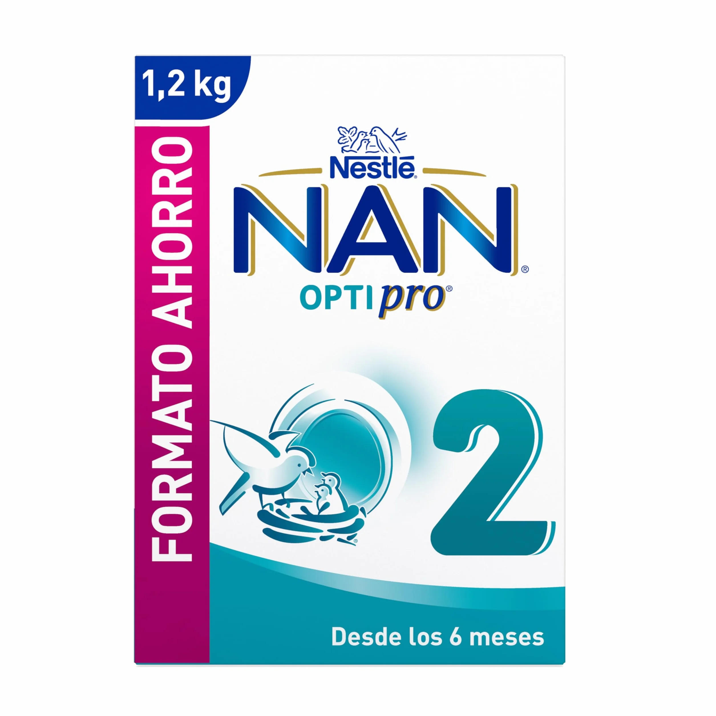 Nestlé NAN OPTIPRO 2 Leche de continuación en polvo 1200g