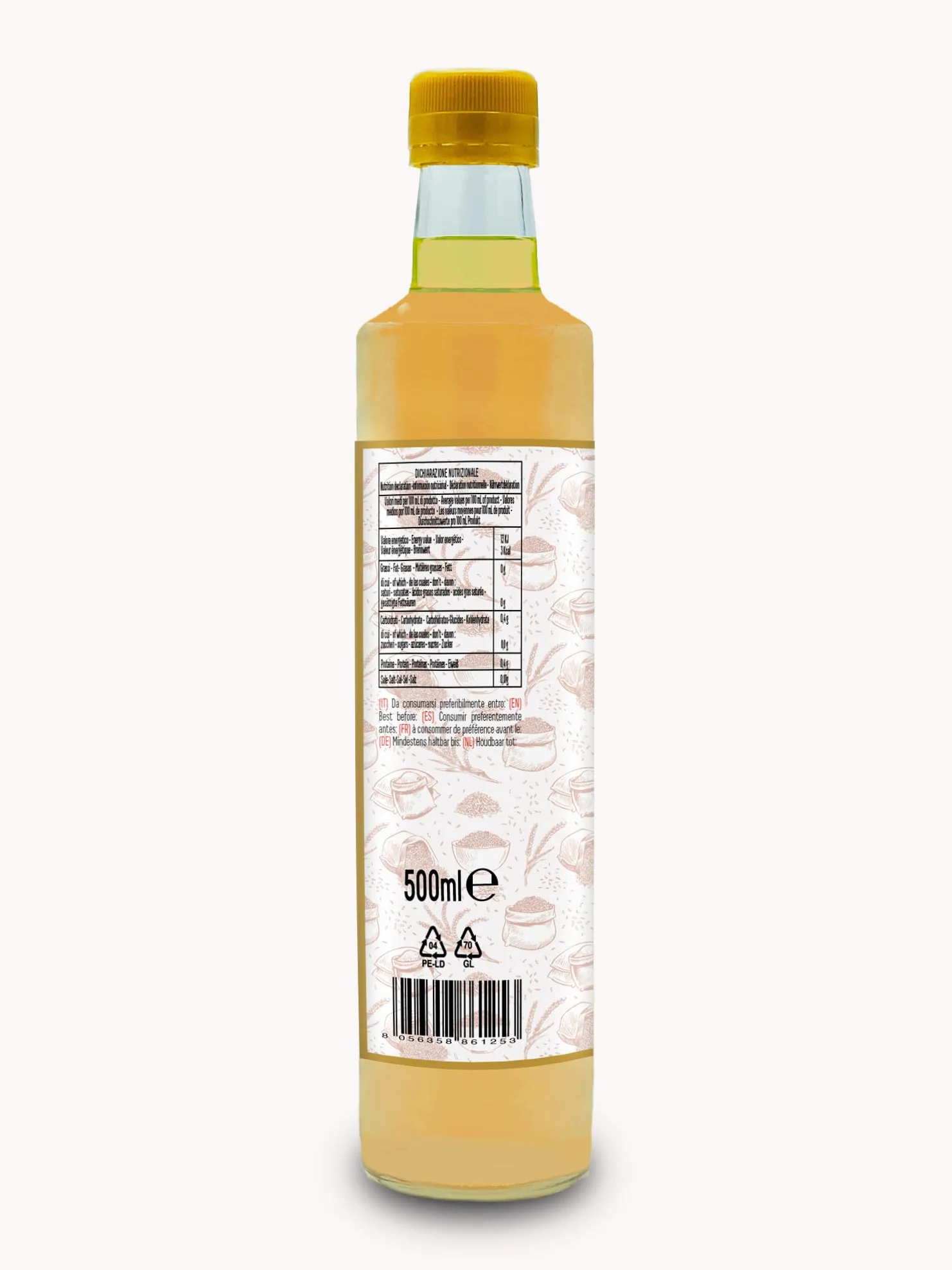 Umami Vinagre de Arroz Integral BIO 500ml - Fabricado en Japón - Fermentación Natural - Ideal para Sushi, Macrobiótica y Aliños - Metodo Premium