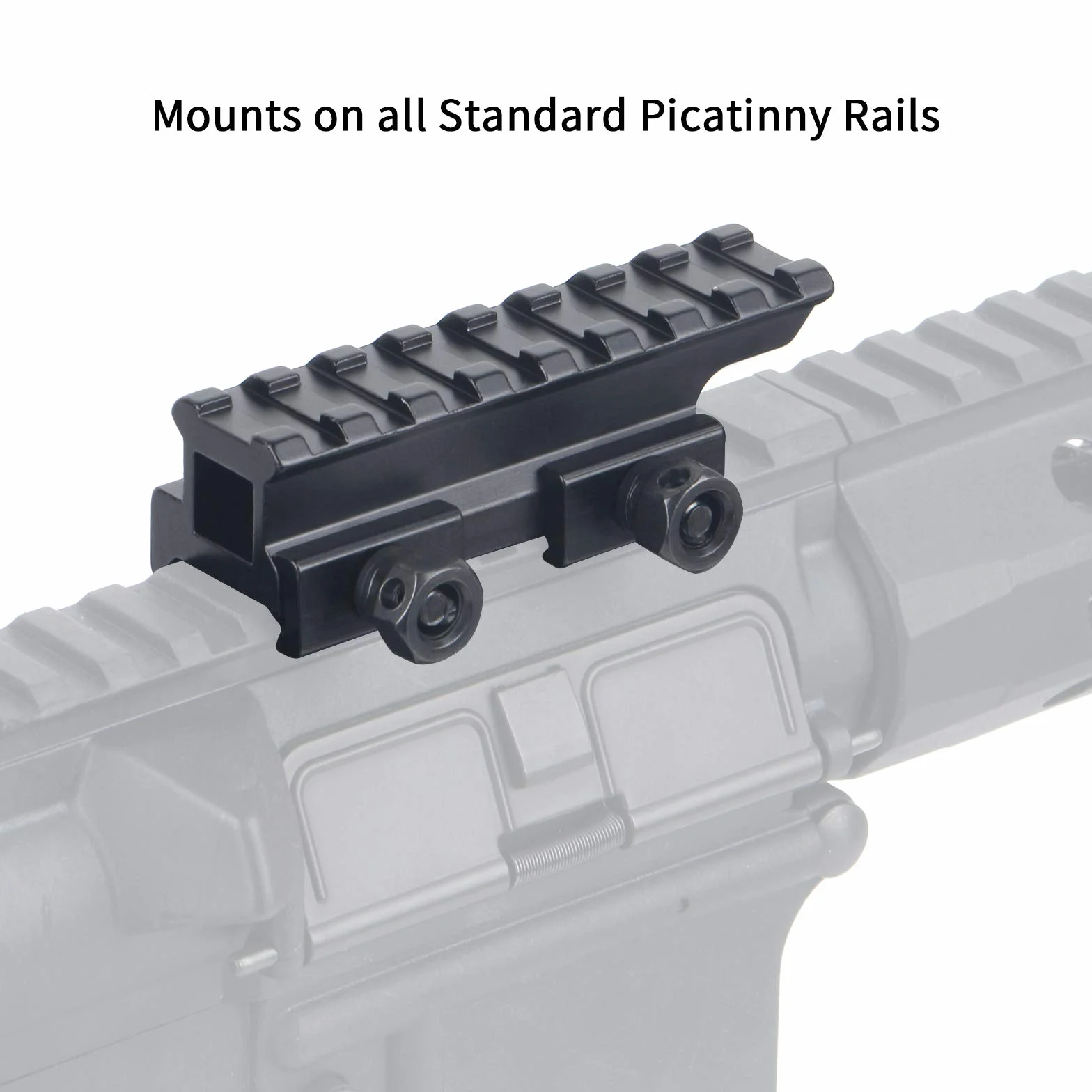 Base de Riel Vertical Táctico de 20 mm Soporte Adaptador para Montaje de Riel Picatinny