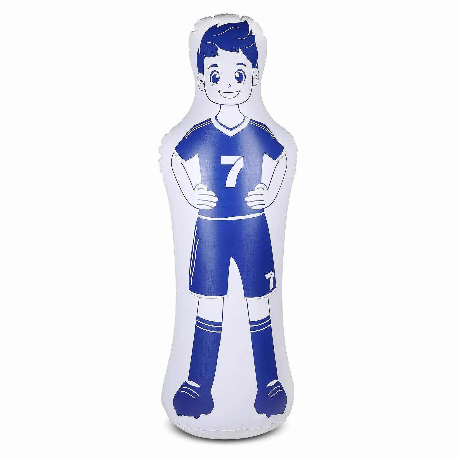 Maniquí Inflable de Fútbol de PVC, Muñeco de Portero Plegable para Entrenar Fútbol, Baloncesto y Boxeo