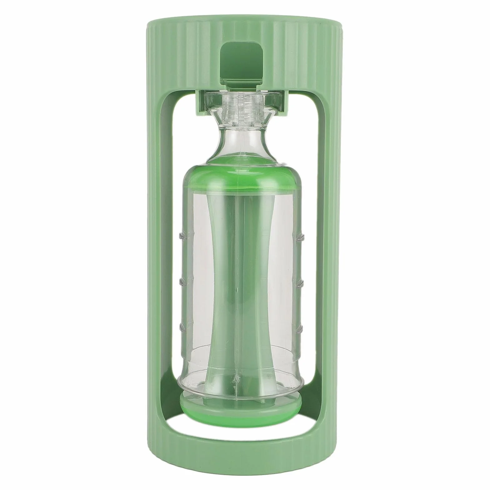RIZGHWOY Estación para Exprimir puré de Frutas para Comida Casera para Bebés con Bolsas de 10 Piezas, Comida Personalizable para Llevar, Material Plástico de Calidad Alimentaria, Apto para (GREEN)