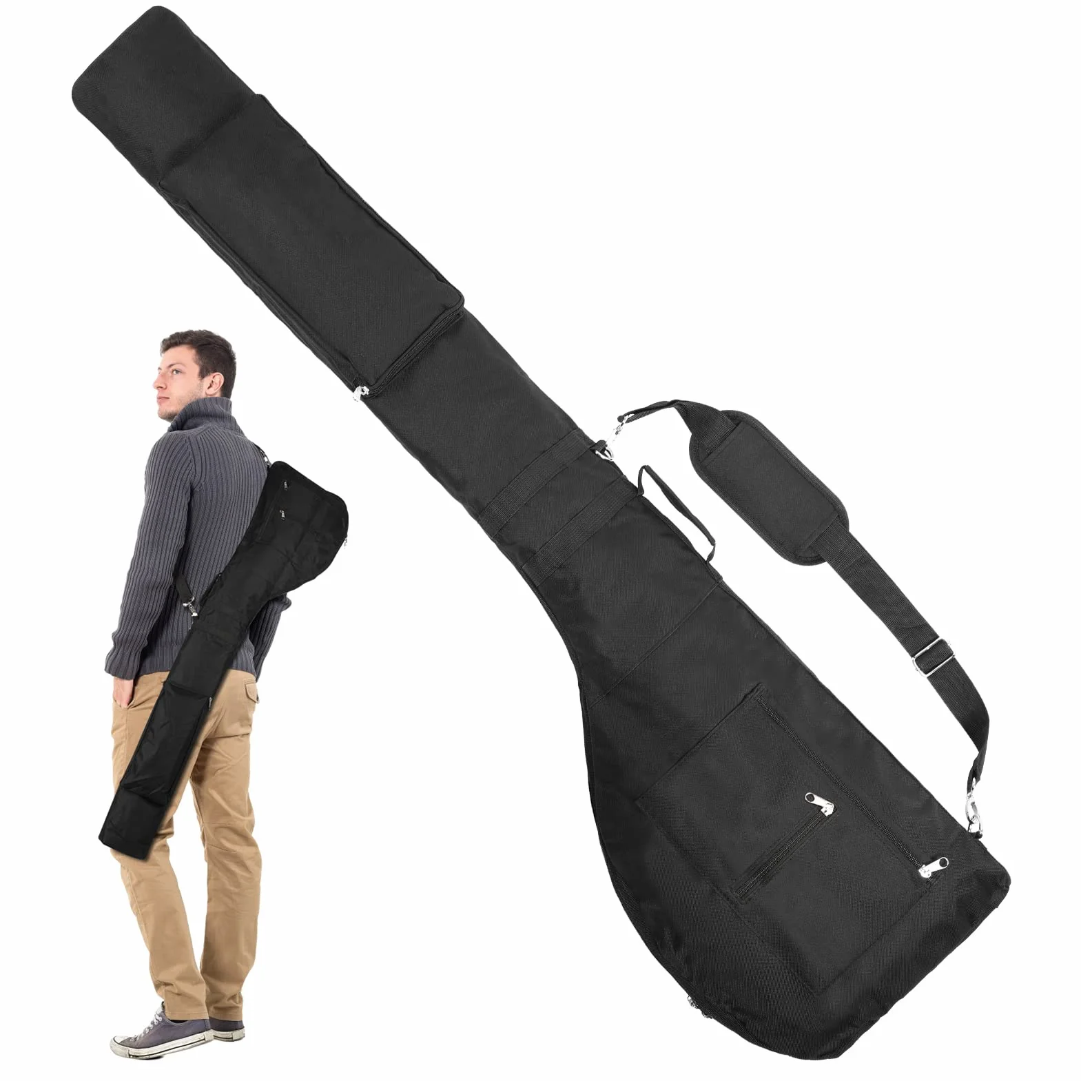 Bolsa de Golf Plegable Portátil para 8-10 Palos, Mini Bolsa Impermeable para Mujeres y Hombres