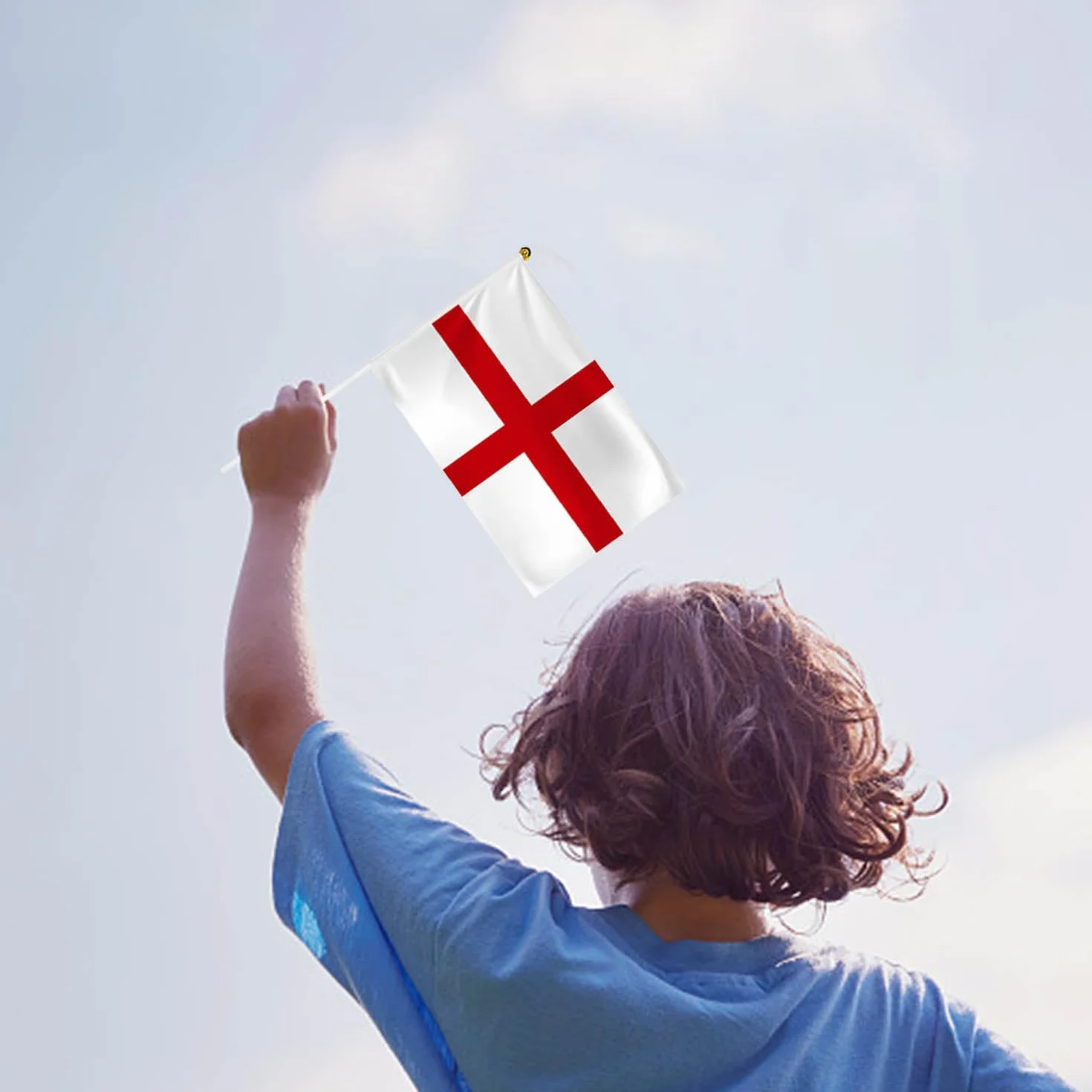 Banderas de Inglaterra con Manivela para Decoración de la Copa de Europa