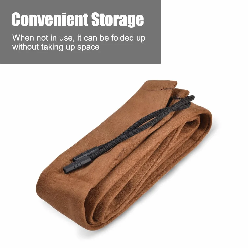 Bolsa para caña de pescar, funda suave de gamuza