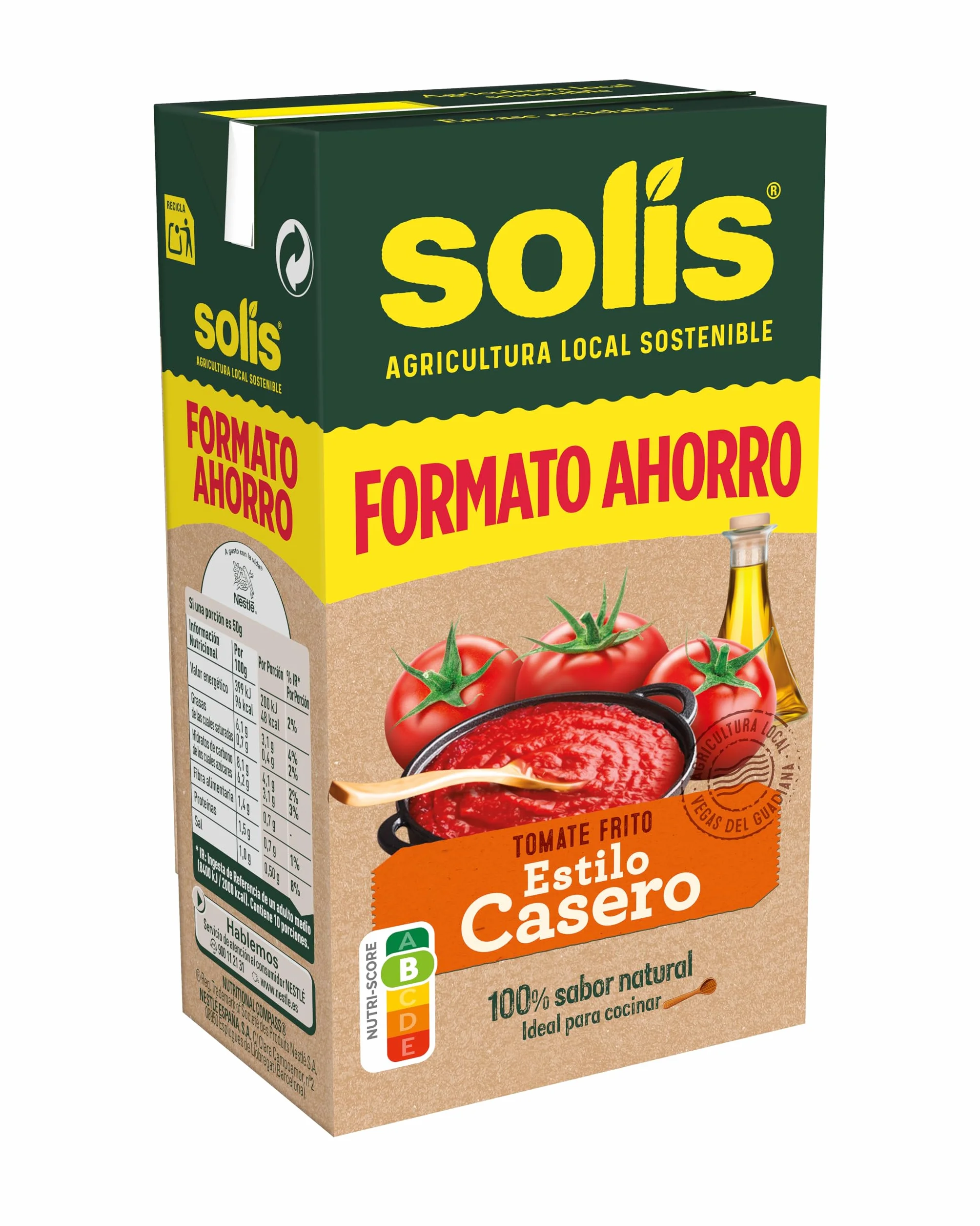 Solis Salsa de tomate COMBI CASERO 12 x 500 g