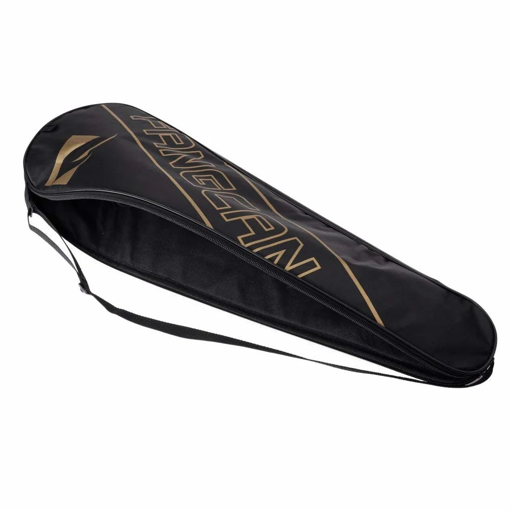 Funda portátil para raqueta de bádminton con cubierta completa, bolsas de transporte suaves y ligeras