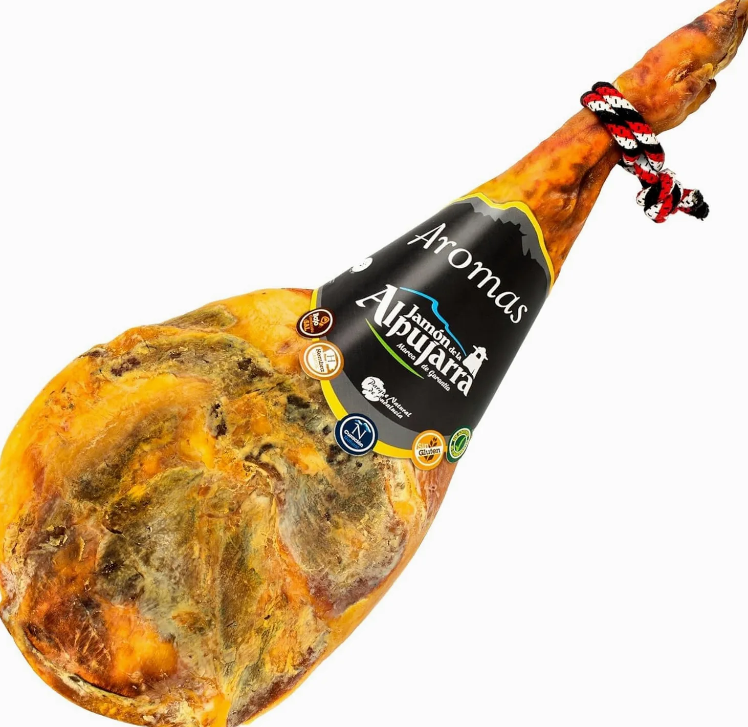 LalolaGourmet - Paleta Serrana Gran Reserva (5.5/6 kg) Curacion Natural 100% Sin Gluten y Baja en Sal I Paletilla de Jamon Serrano - Pata Delantera