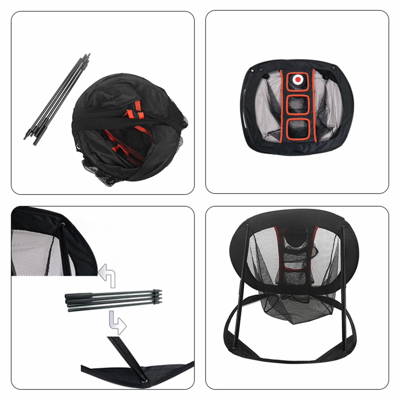 Red de golf Set de entrenamiento con bolsa de almacenamiento para jardín interior y exterior