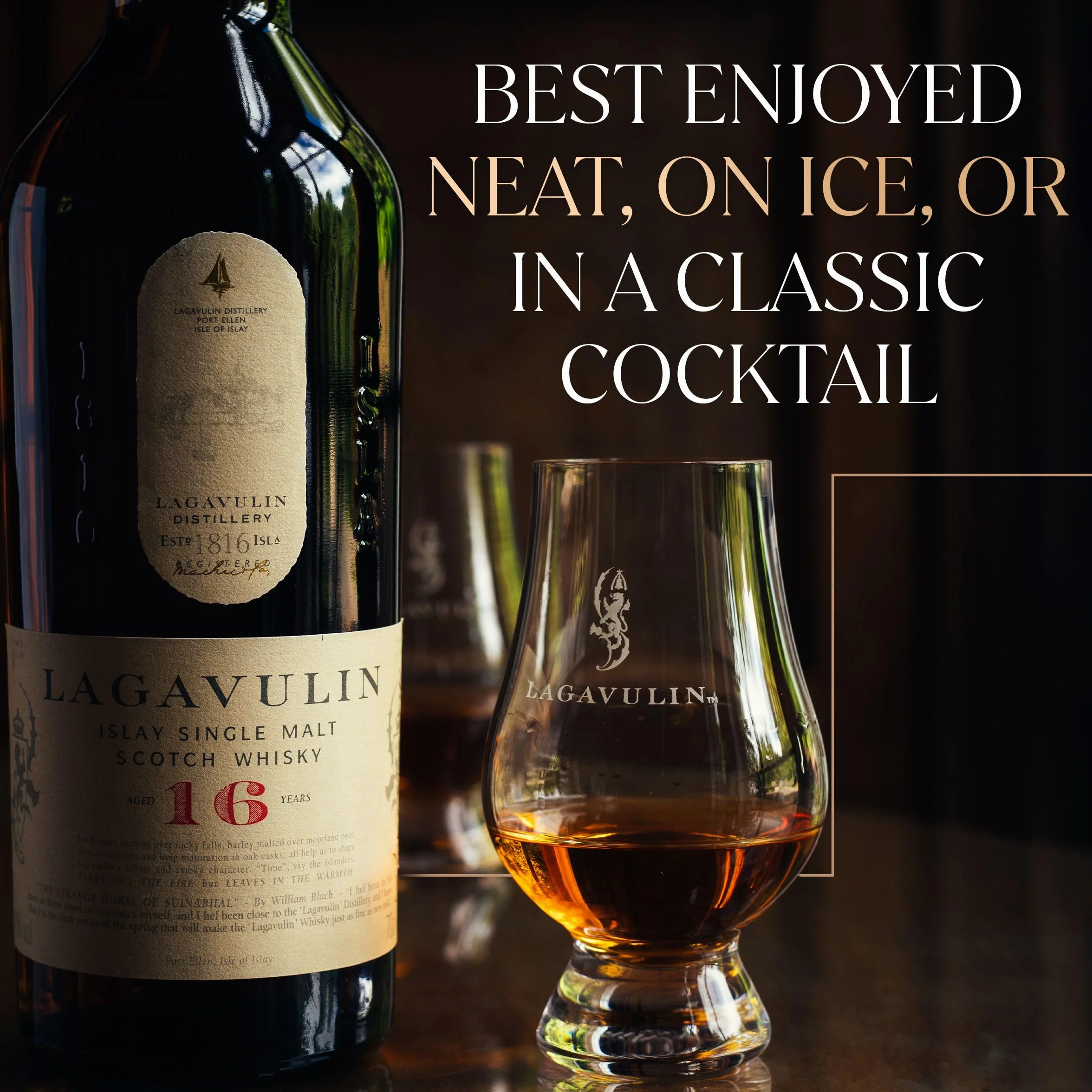 LAGAVULIN 16 Year Old Single Malt Scotch Whisky 700ml