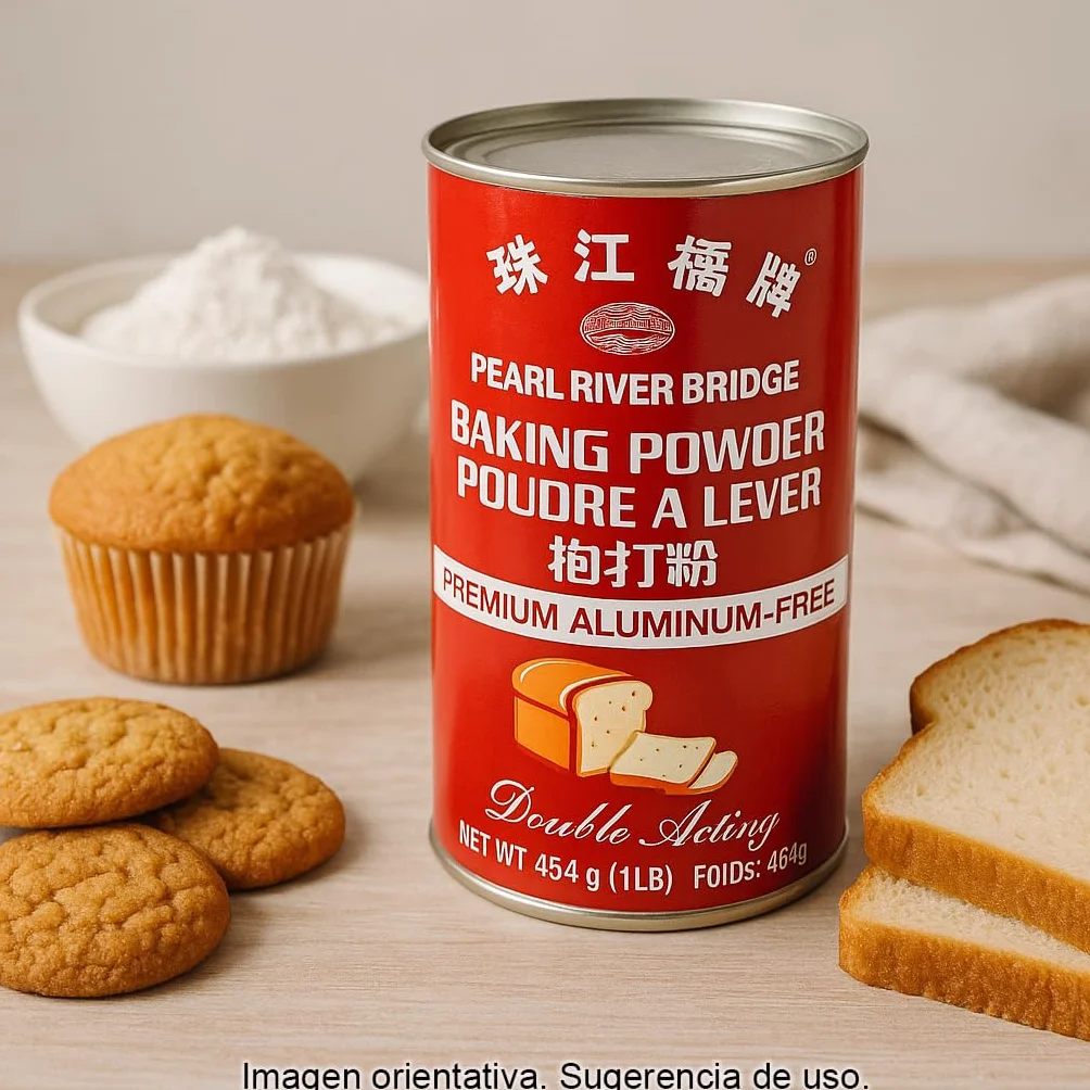 Levadura química en polvo doble acción 454 g para repostería y masas rápidas, impulsor para bizcochos, magdalenas, muffins, tortitas y rebozados más ligeros