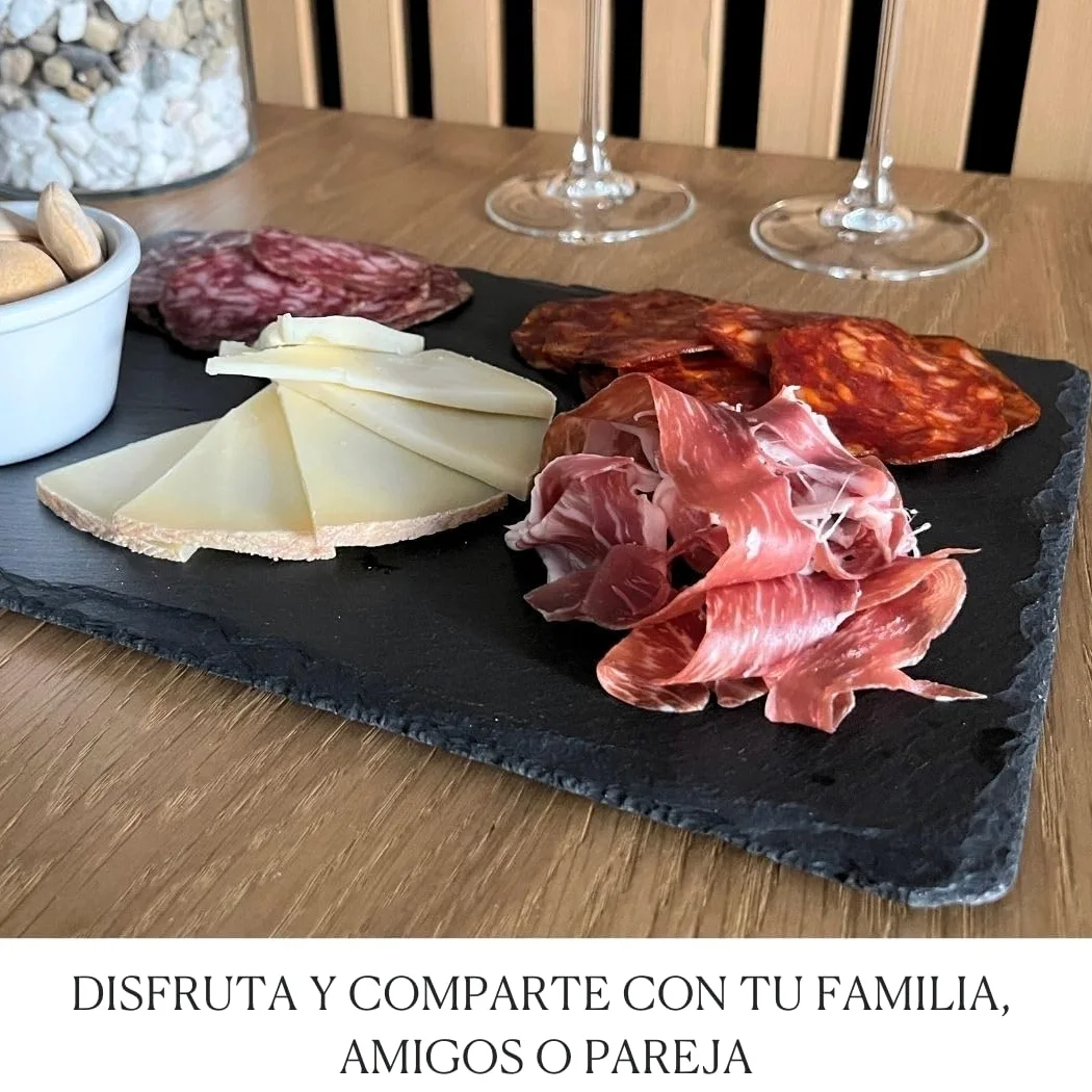 MONTARAZ® Caja Regalo Gourmet | 6 Loncheados Surtidos 100% Ibéricos de Bellota | Jamon Iberico, Lomo Iberico y Salchichon y Chorizo Ibéricos envasados al vacío (600gr) | 100% Natural | Lote Ibericos