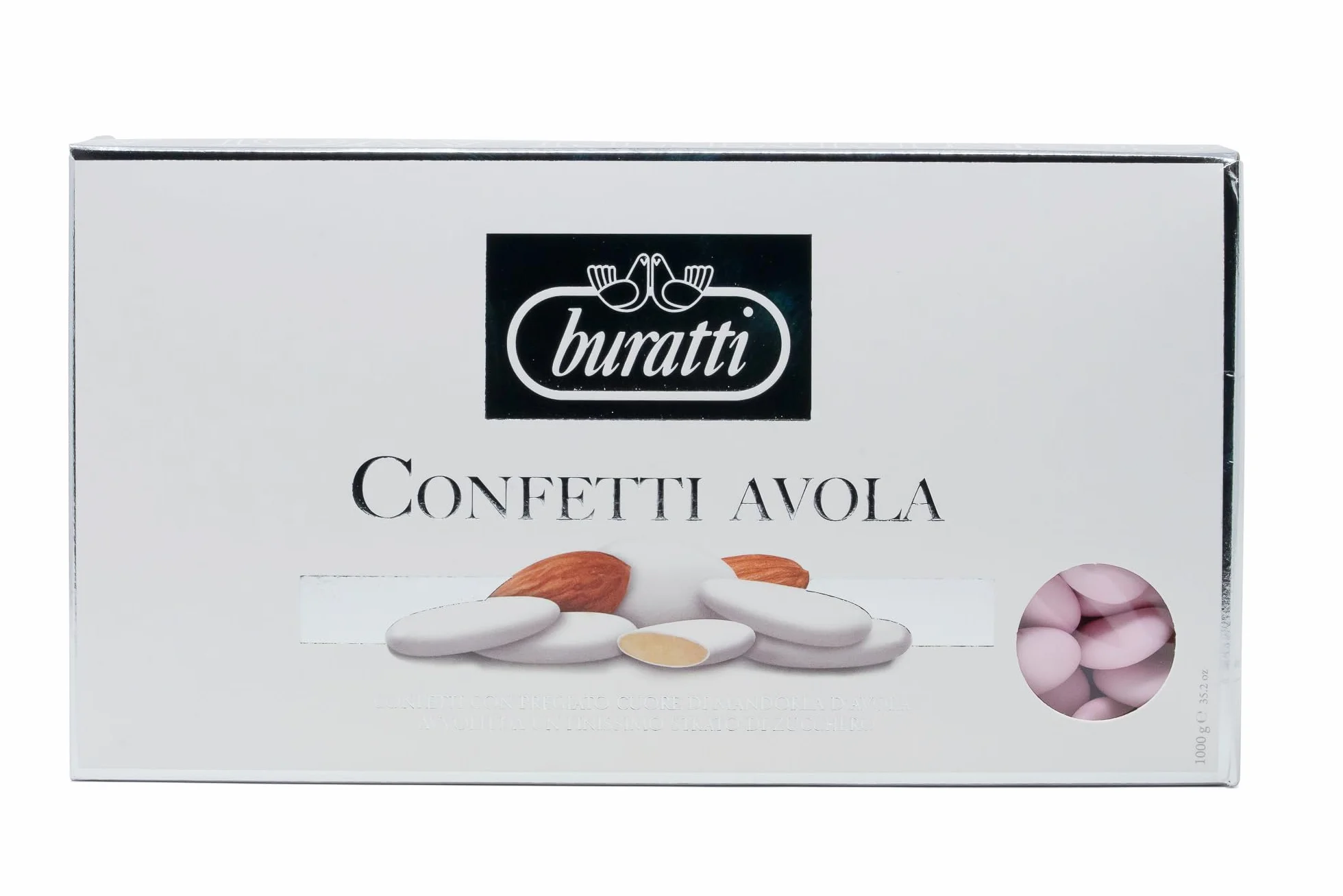 Buratti Confetti Avola Almendras Rosa 1000 g