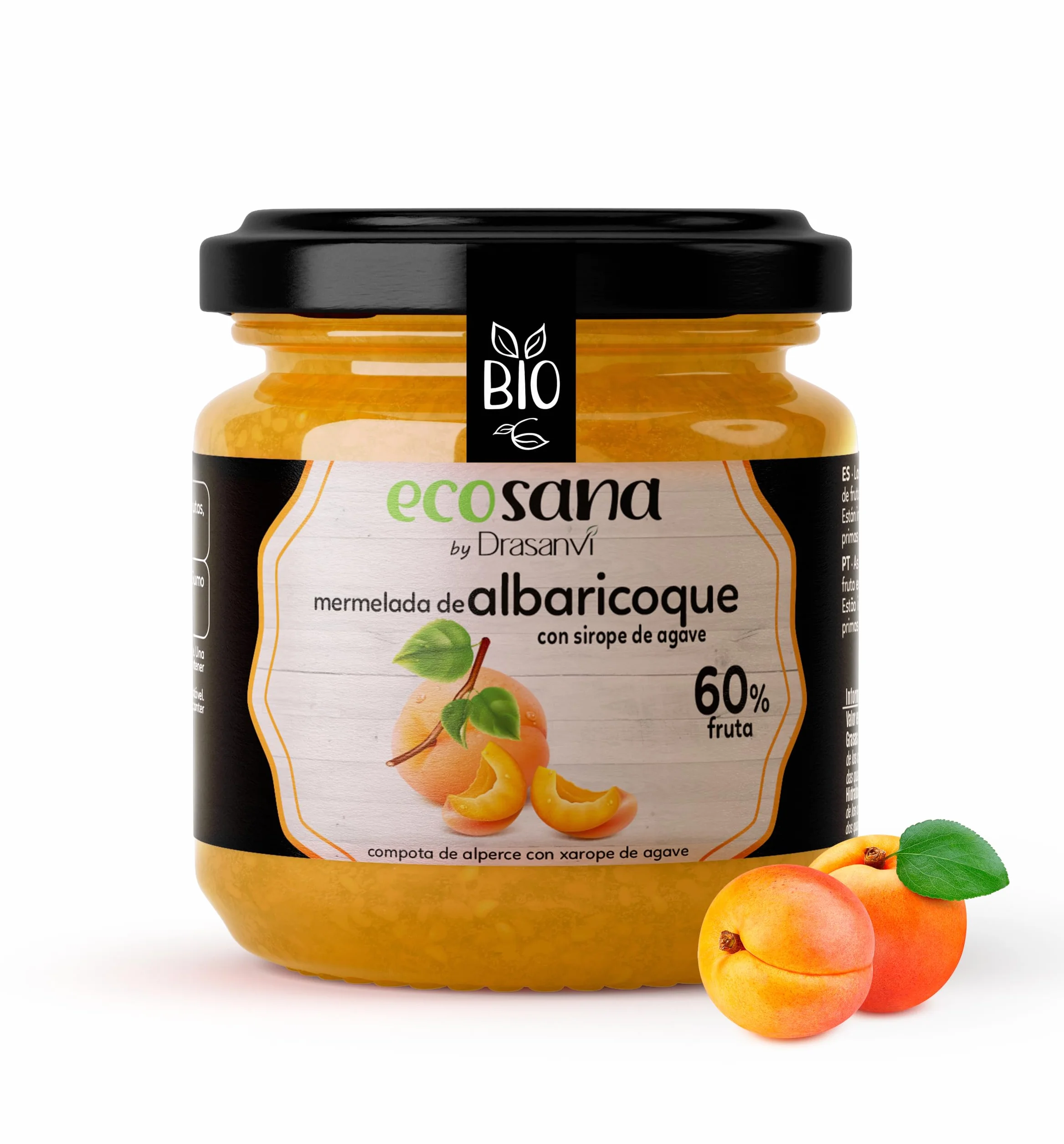 Drasanvi Mermelada Extra Albaricoque S/Azucar Bio 260G Ecosana 260 g