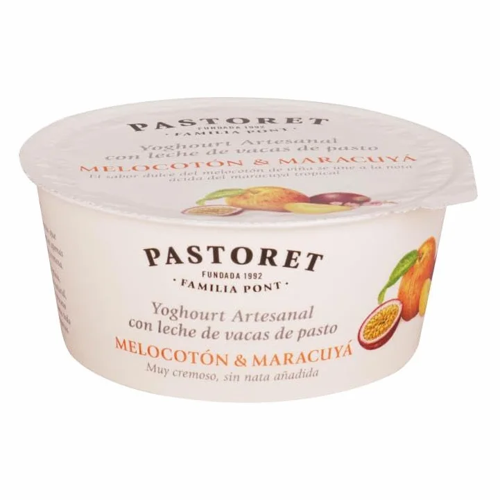 (6 unidades x 170g) Kéfir PASTORET 170g Sabor Coco y Piña o Melocotón y Maracuyá (Producto Refrigerado) (Melocotón y Maracuyá)