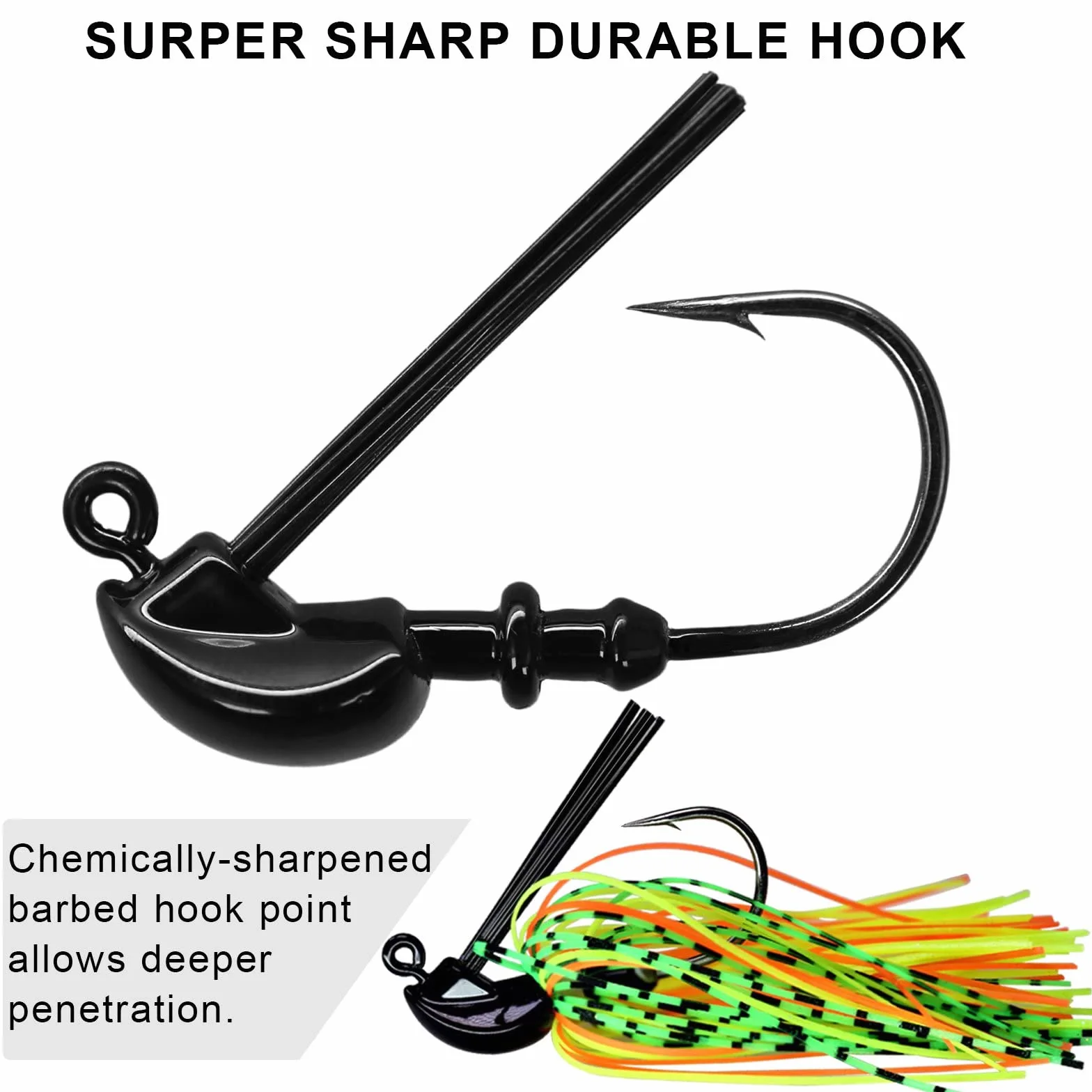 THKFISH Señuelos de Pesca Jigs Kit 5g 7g 10g 12g 14g 15g 16g 5 piezas 10 Pares