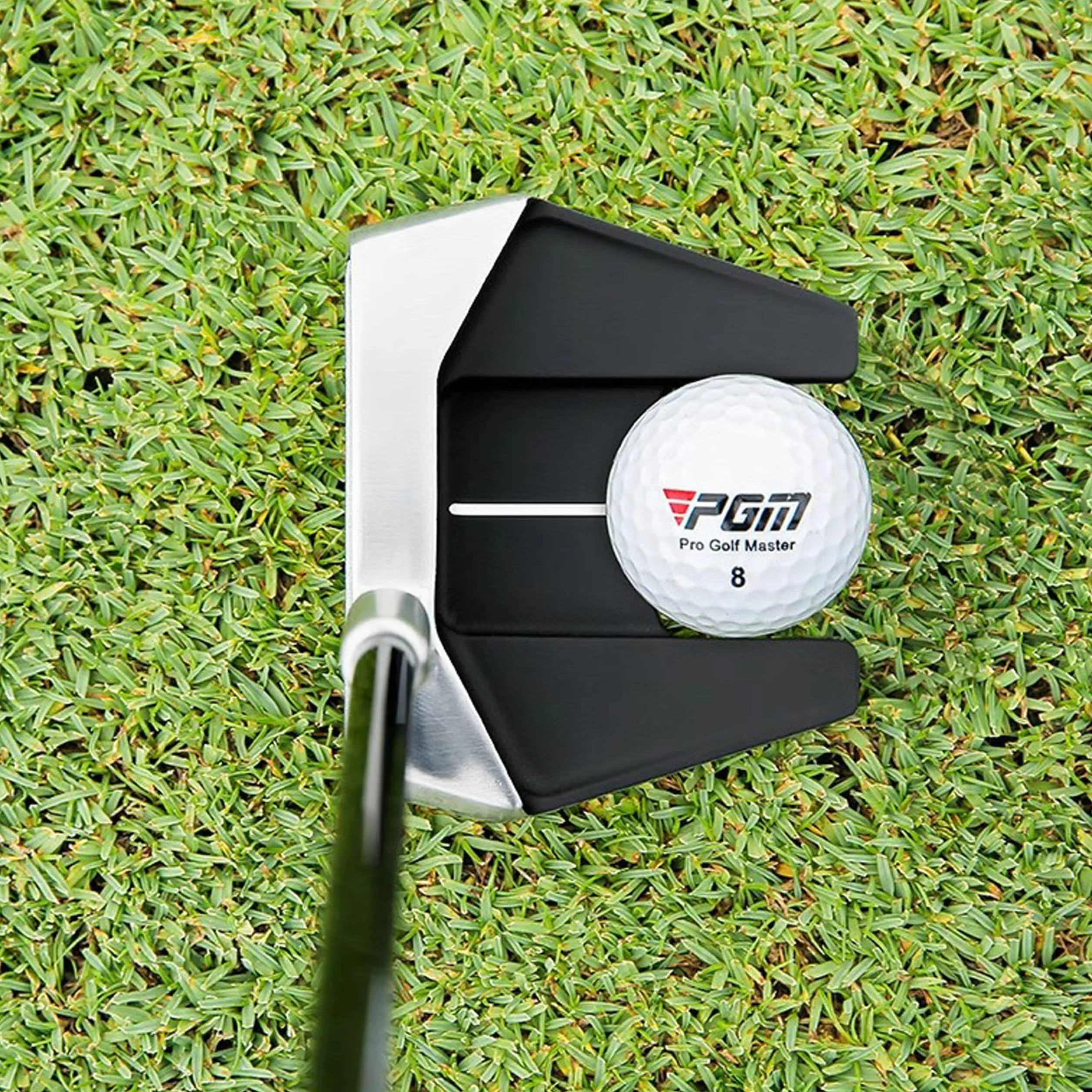 PGM Putter de golf, palo individual, centro de gravedad bajo, alto perdón, ayuda alineación