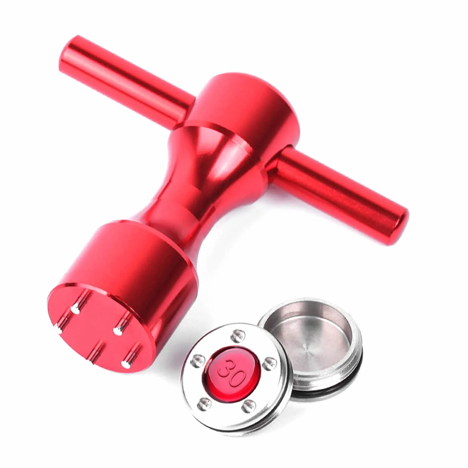OUKENS Putter de Golf, 2 Piezas de Pesas de Putter 25-40g Rojas para Scotty Cameron