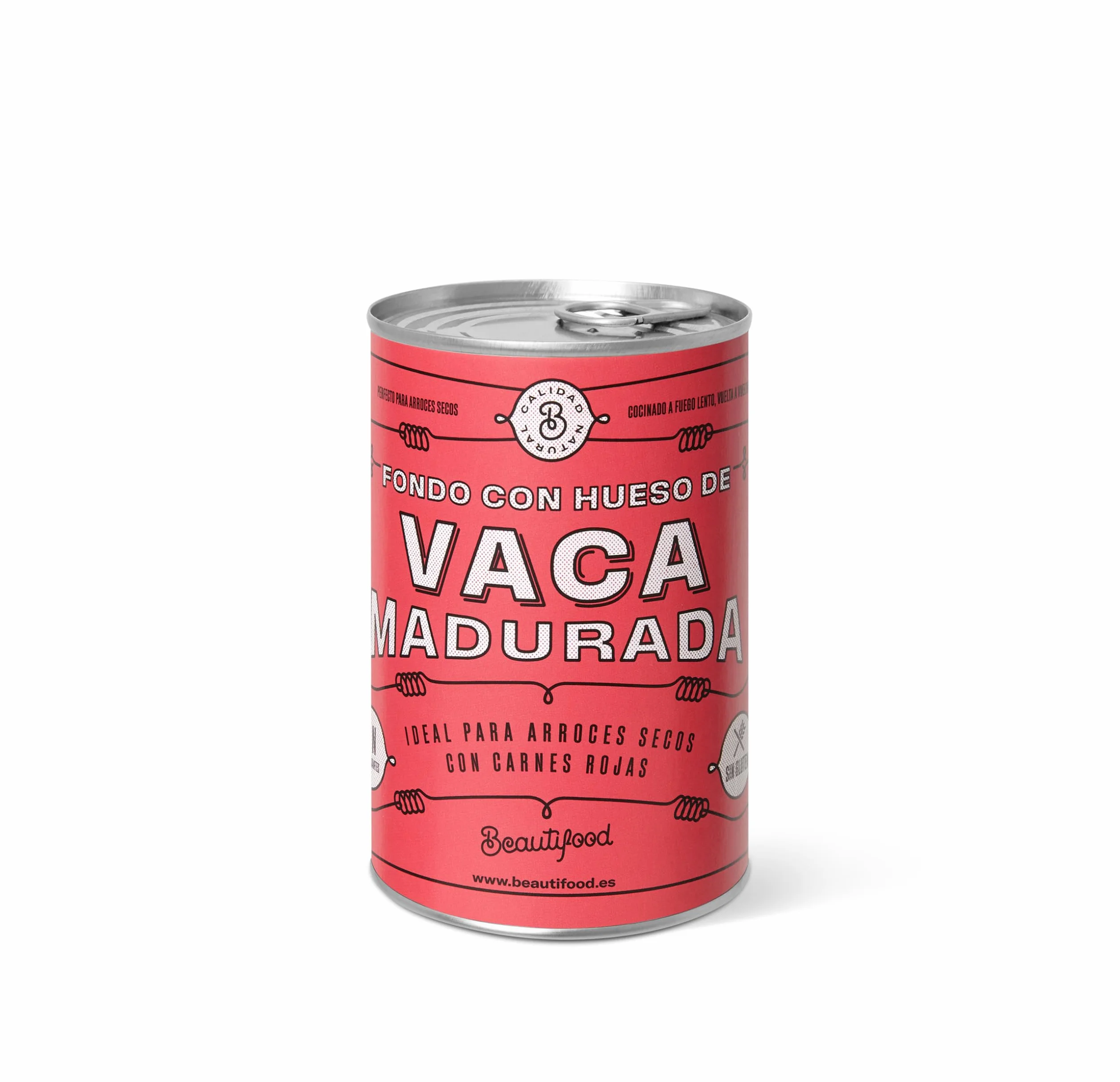 Beautifood Caldo de Vaca Concentrado Fondo de Vaca Madurada 100% Natural 3x400g