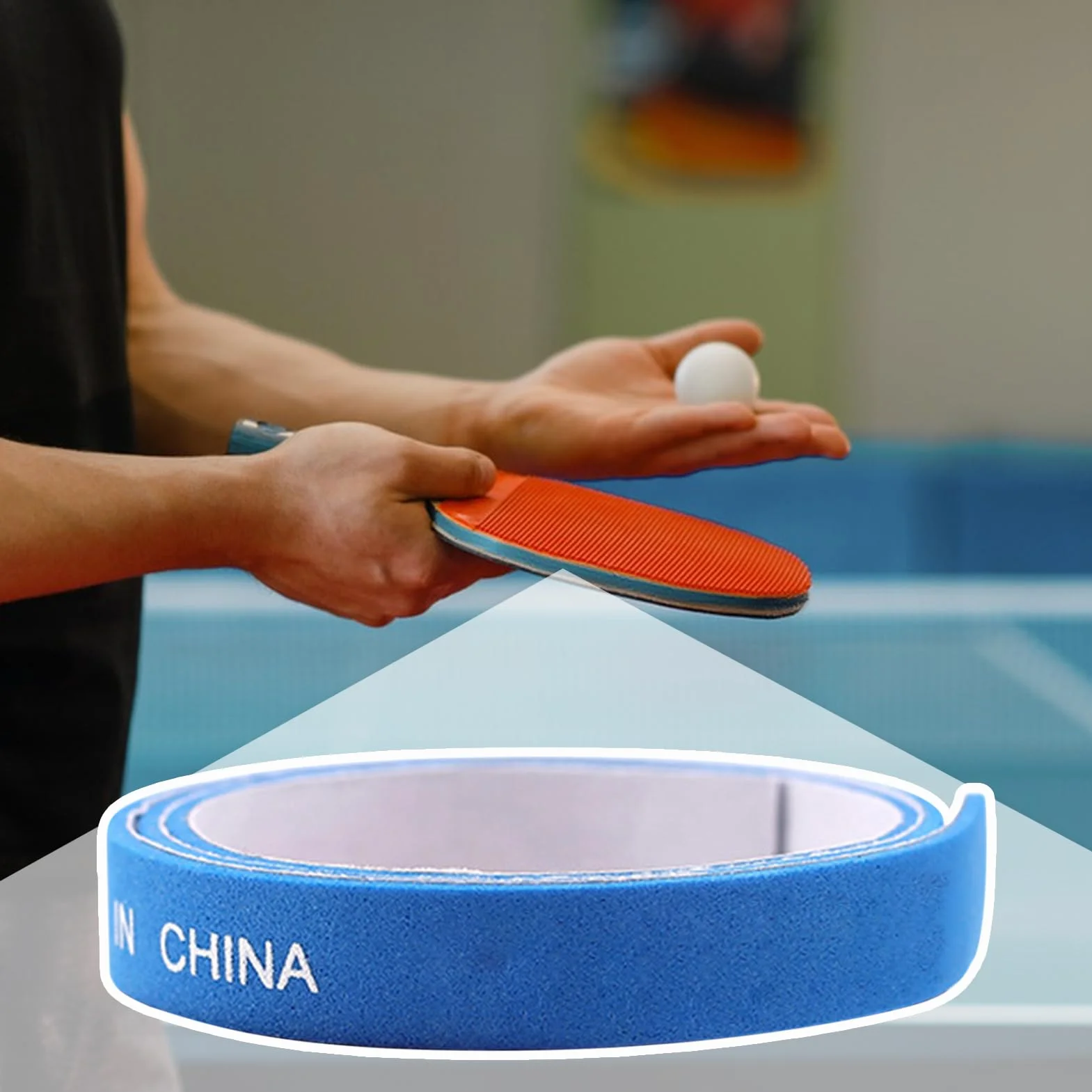 Cinta Protectora Lateral para Tenis de Mesa Pack de 10