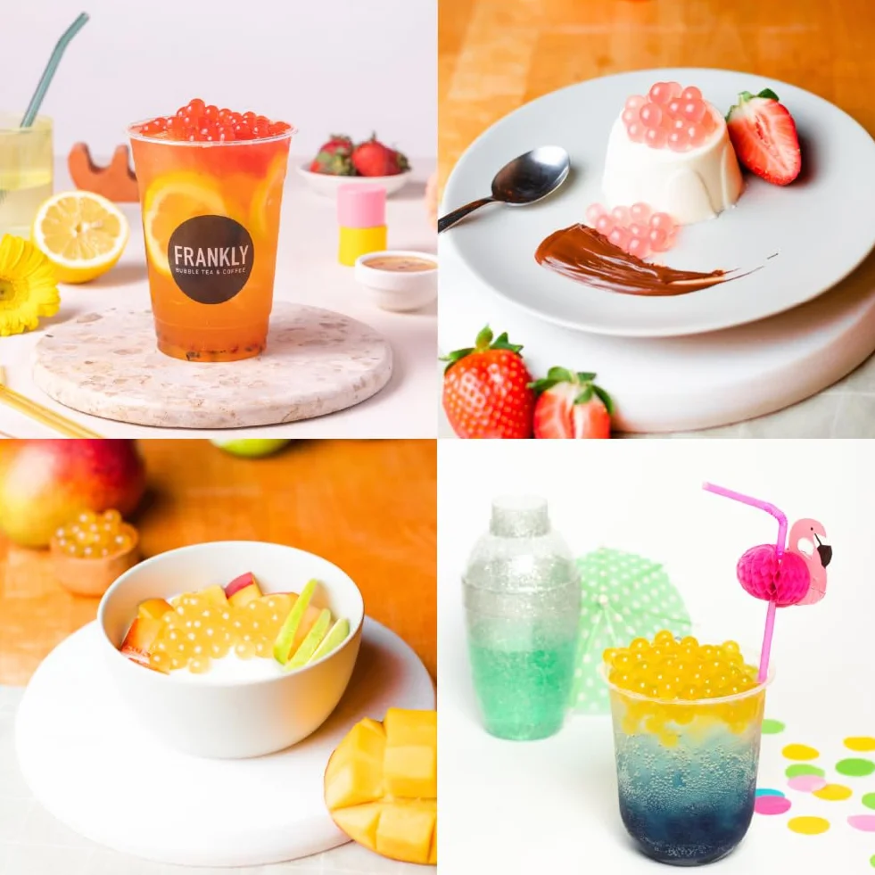 FRANKLY Popping Boba Esferas de fruta para Bubble tea Fruta de la Pasiòn 450g