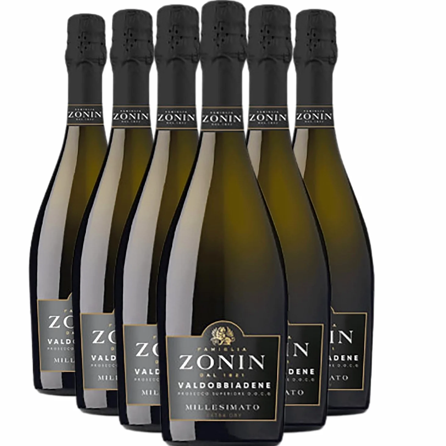 Prosecco Millesimato Brut blanco 2022 - Zonin - DOC - Veneto - Italia - Variedades de uva Glera - 6x75cl