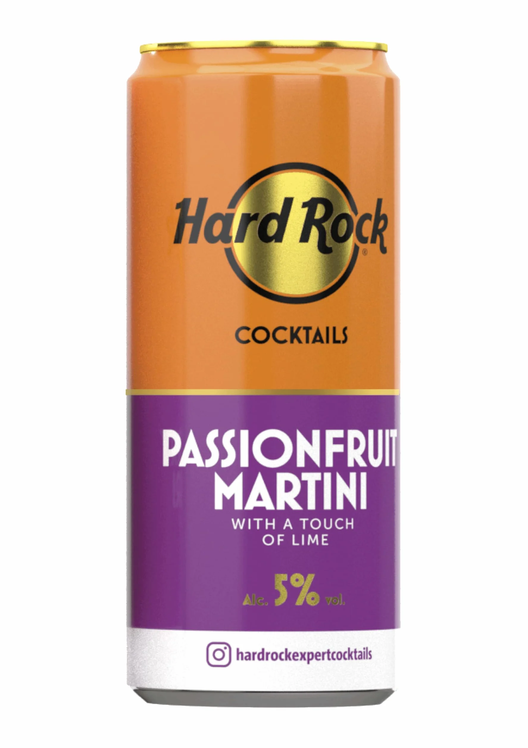 HARD ROCK READY TO DRINK COCKTAIL PASSION FRUIT 250ML 5% PACK 12