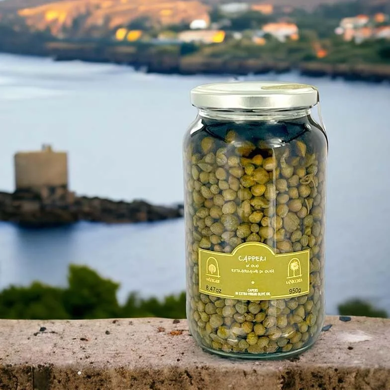 Alcaparras de Pantelleria en Aceite de Oliva Virgen Extra - Horeca