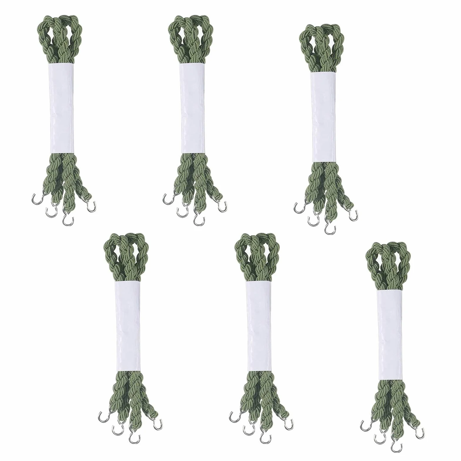 Militar Grado Arranque Bandas Correas Elásticas para Botas 6 Pares Blousing Ligas Verde