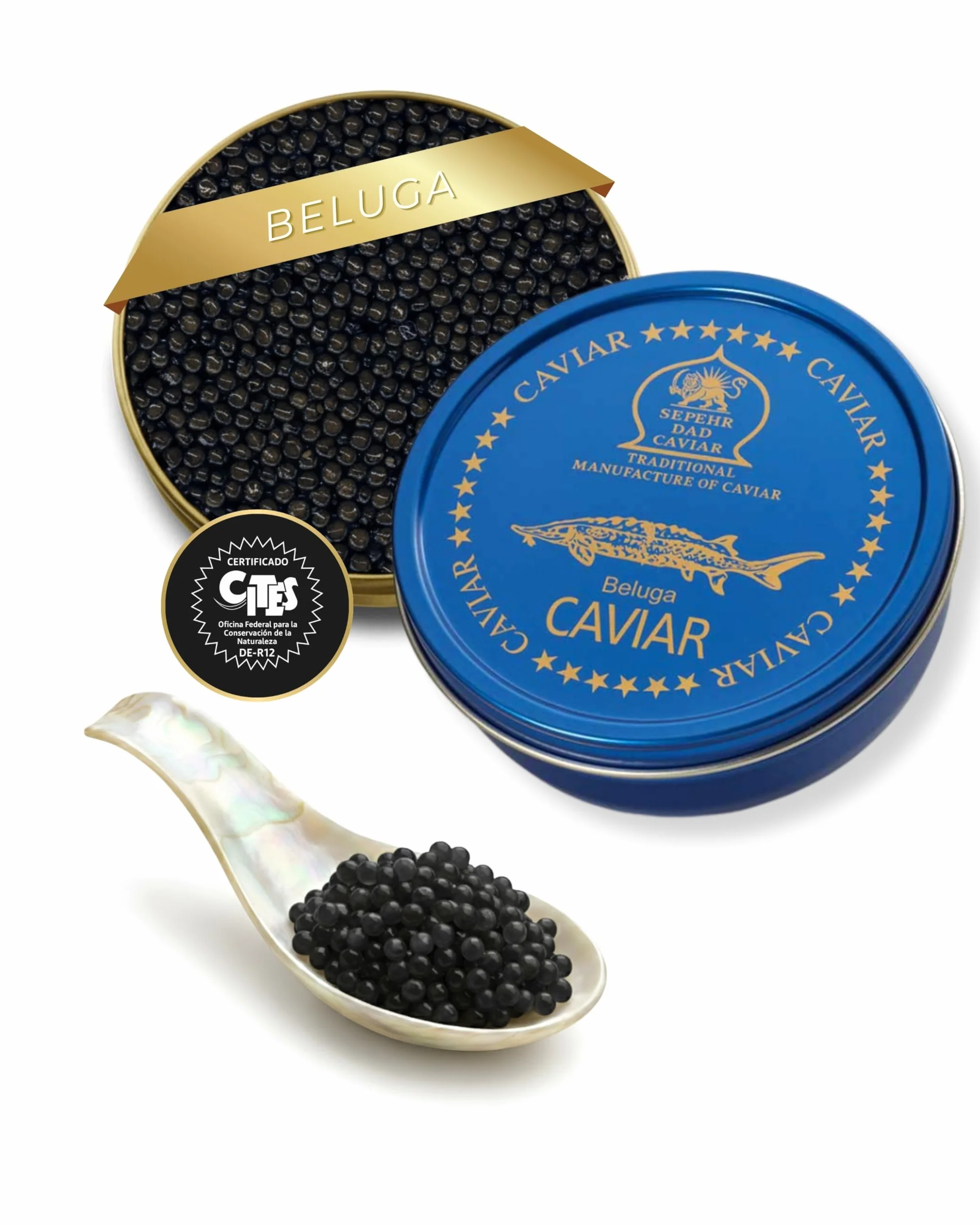 Beluga Caviar Original Huso Huso puro 250g