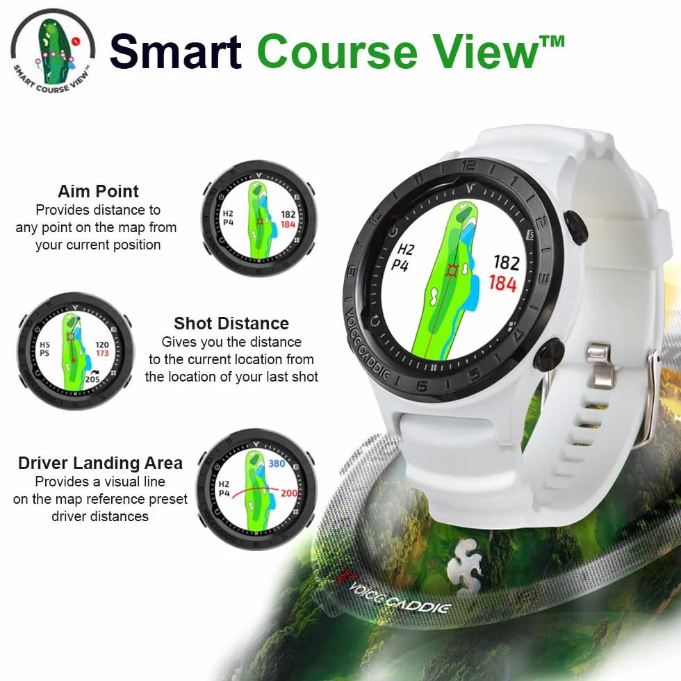 Voice Caddie A2 Golf GPS Reloj Blanco Talla única