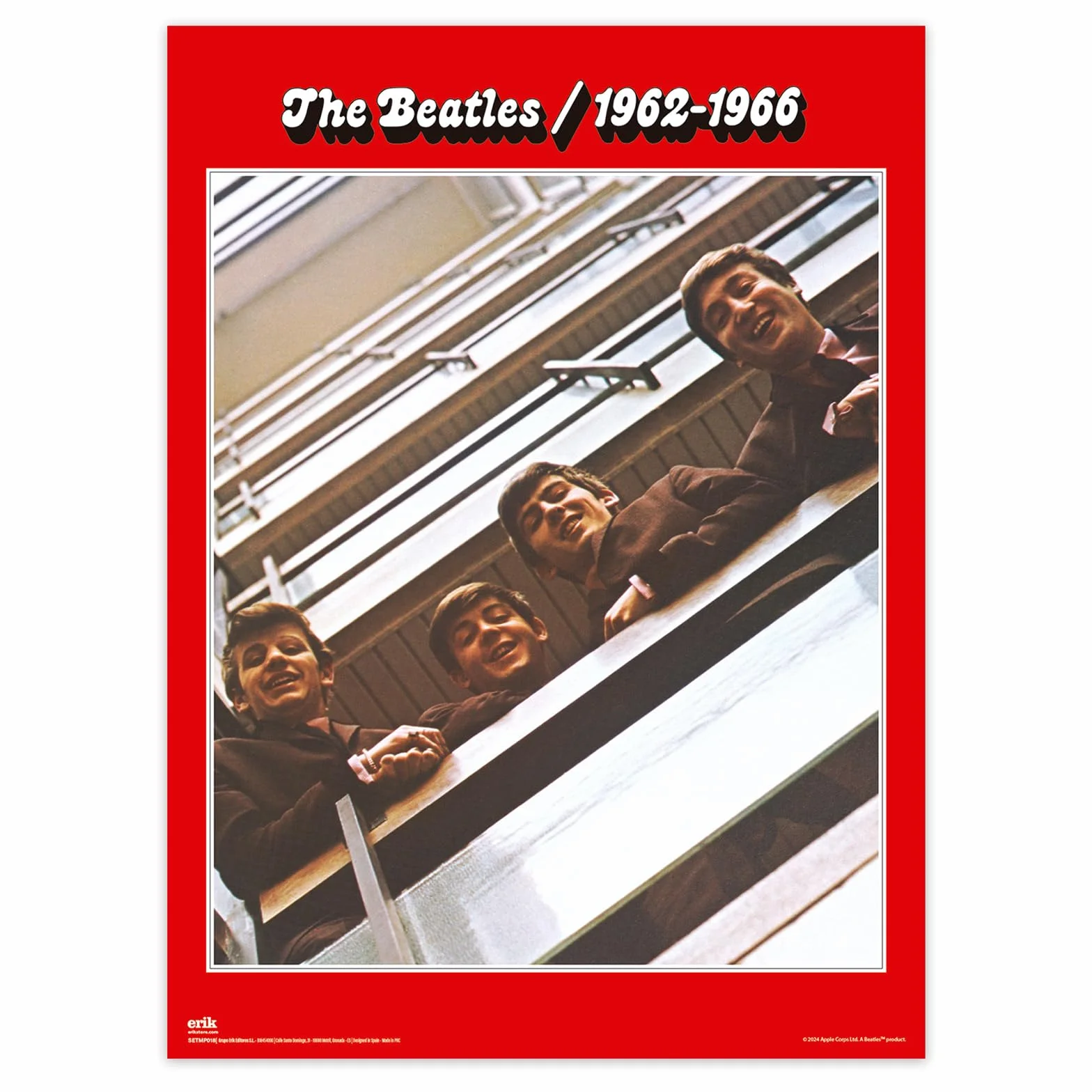 Grupo Erik The Beatles Poster 2-Pack Laminas Decorativas 38x52 cm