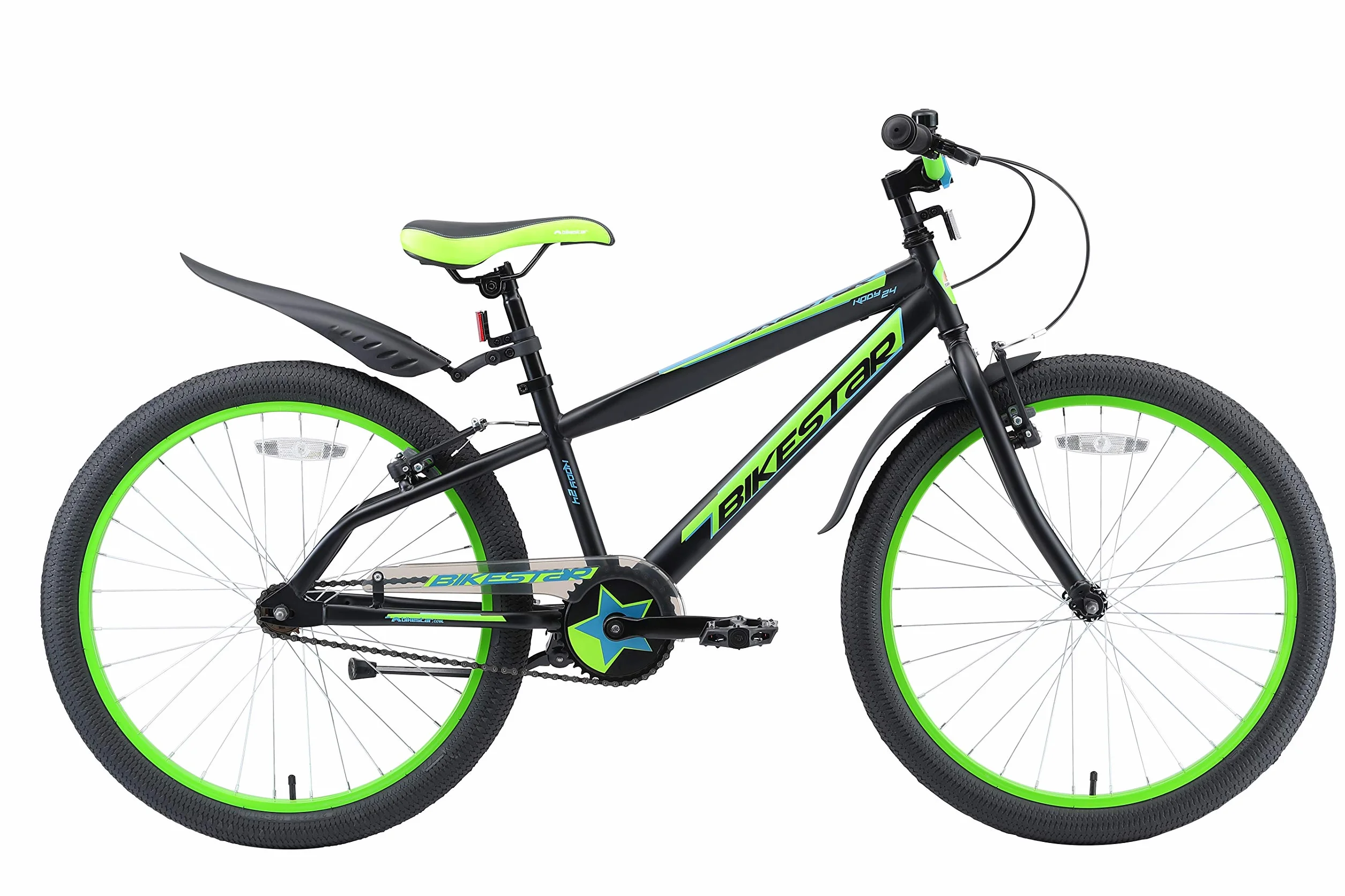BIKESTAR Bicicleta Infantil 24 Pulgadas Montaña para Niños y Niñas a Partir de 10 Años