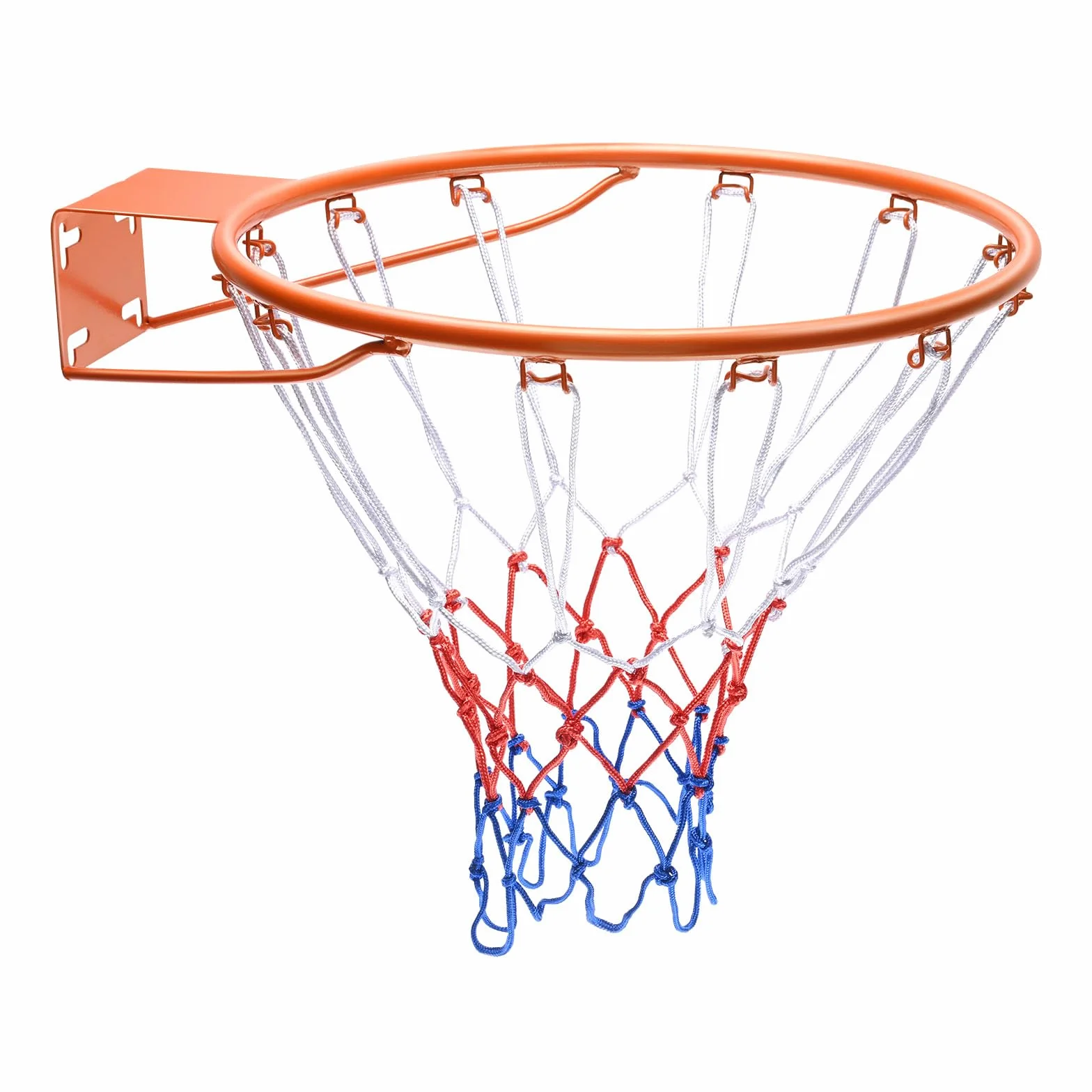 VEVOR Aro de baloncesto montado en pared Q235 18 pulgadas flexible borde red estándar interior exterior