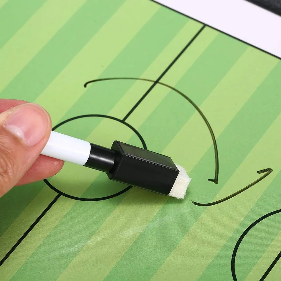 Tablero de Táctica Magnética de Fútbol Plegable con Marcador de Jugadores