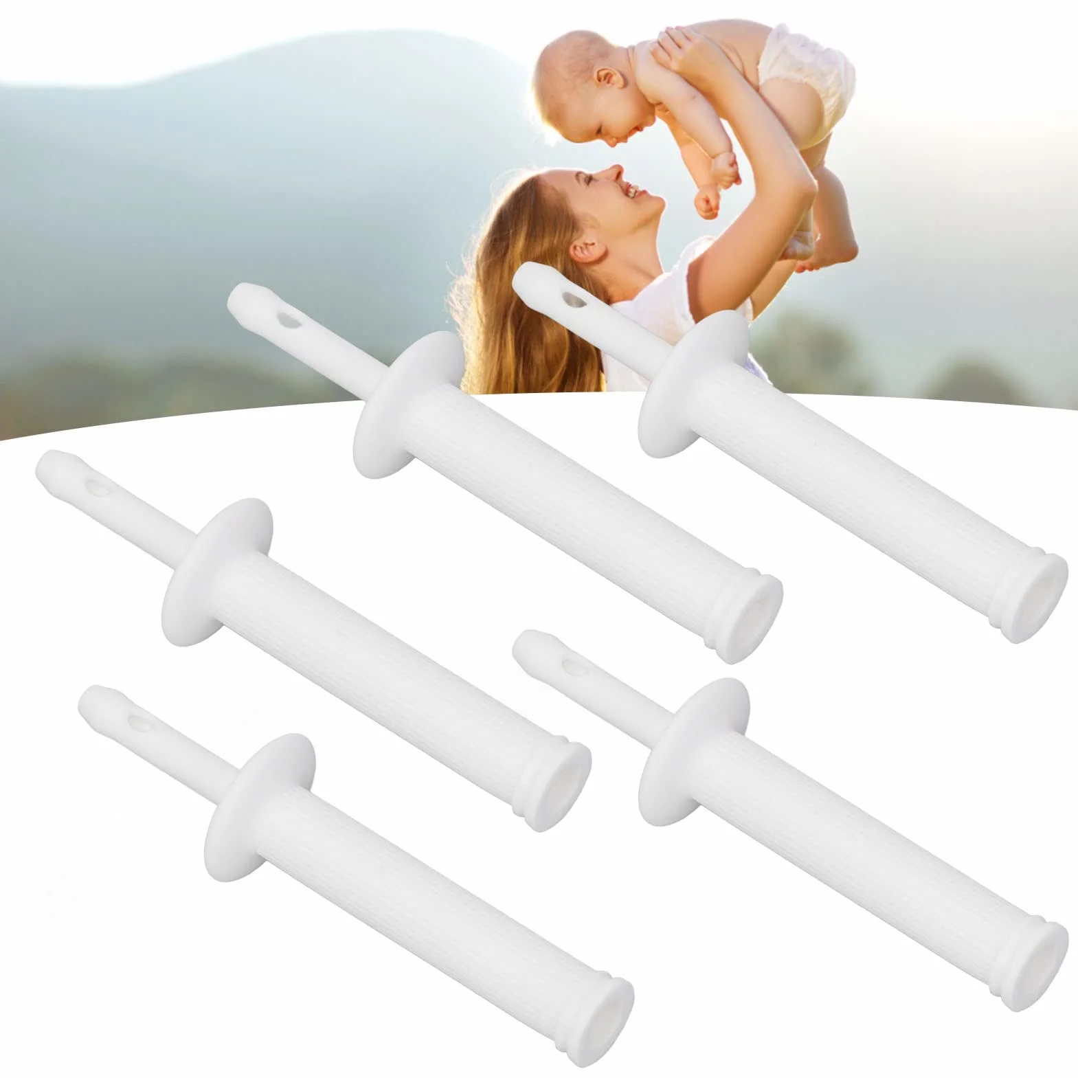 Baby Gas Colic Reliever, 20PCS Gas Colic Reliever Suavemente Seguro Desechable Gas Cólico Reliever para Recién Nacidos
