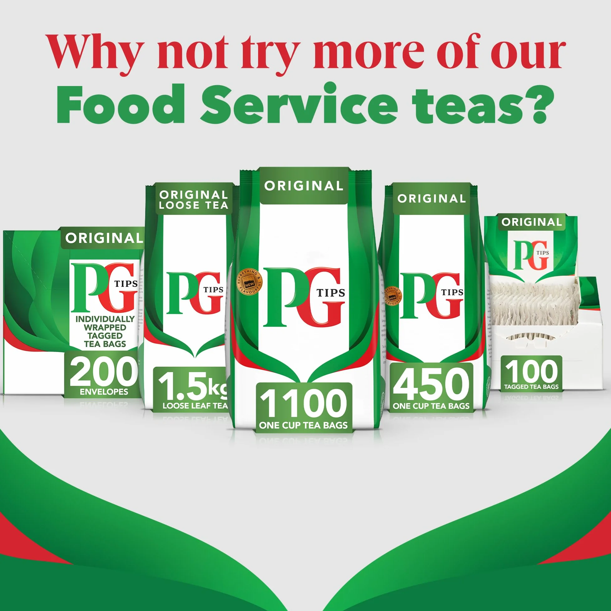 PG Tips - Bolsas de té (1100 unidades)
