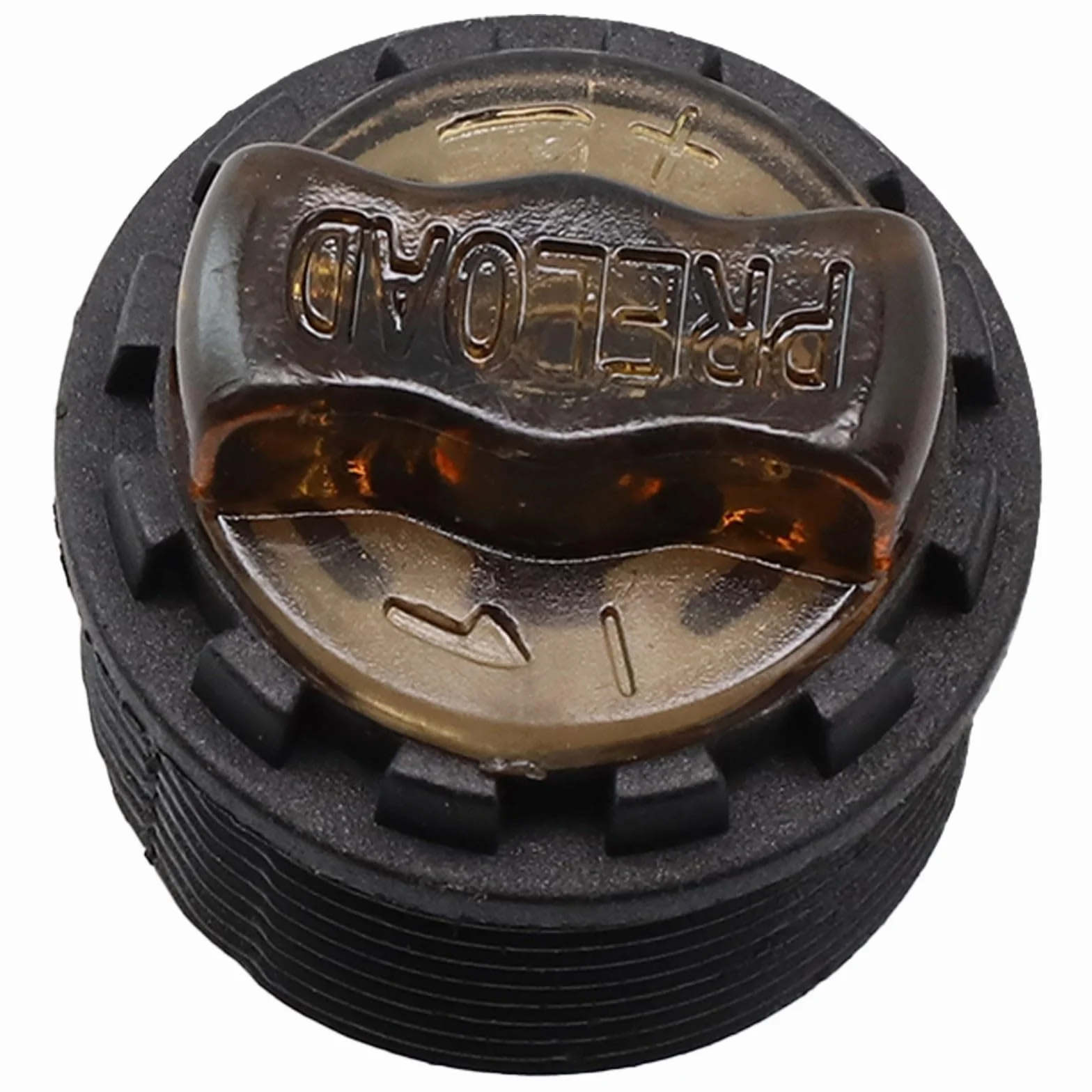 Tapa de bloqueo de reparación de horquilla delantera de bicicleta, perilla de ajuste de precarga (29,6 mm)
