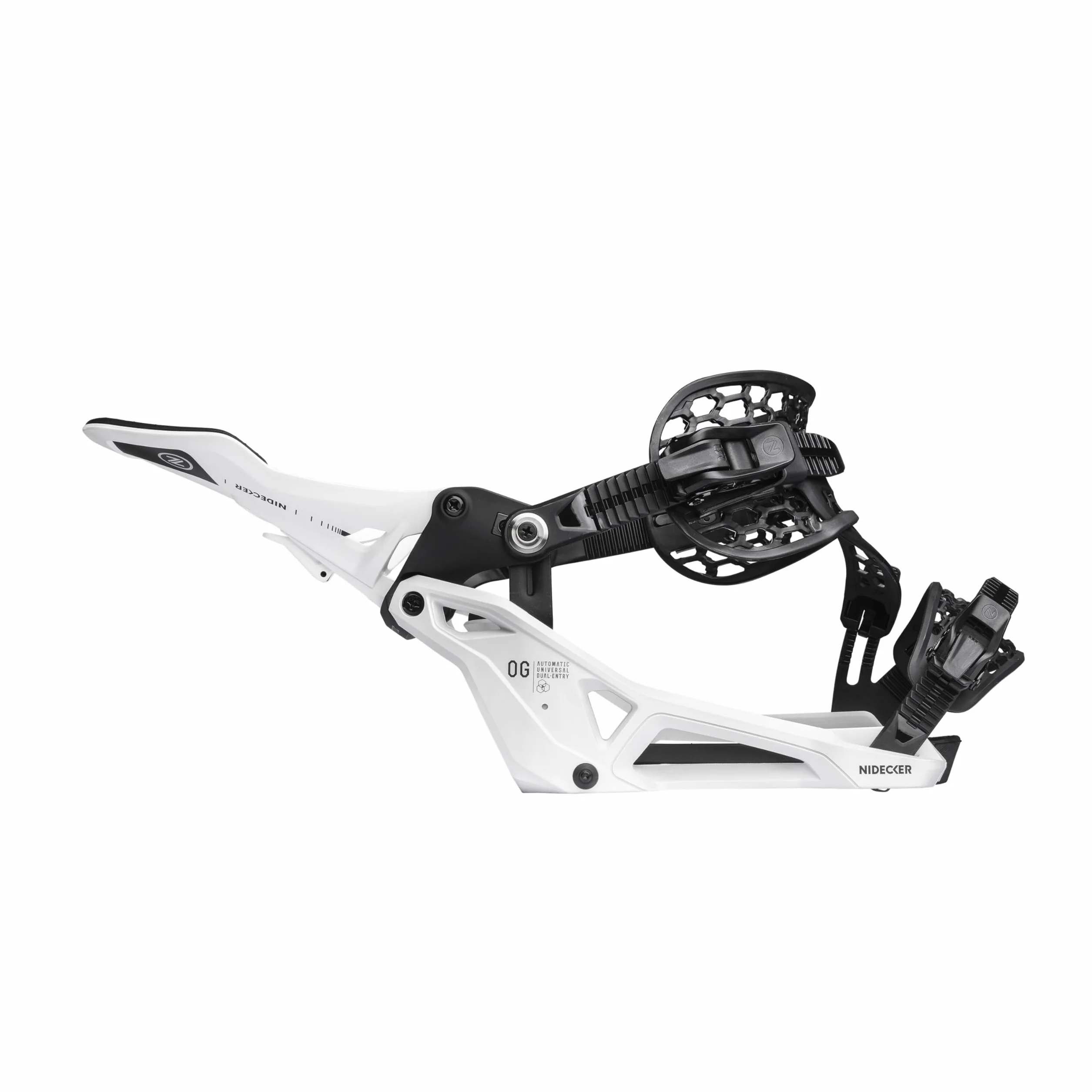 Nidecker OG Supermatic Fijaciones de Snowboard con Respaldo Alto Reclinable
