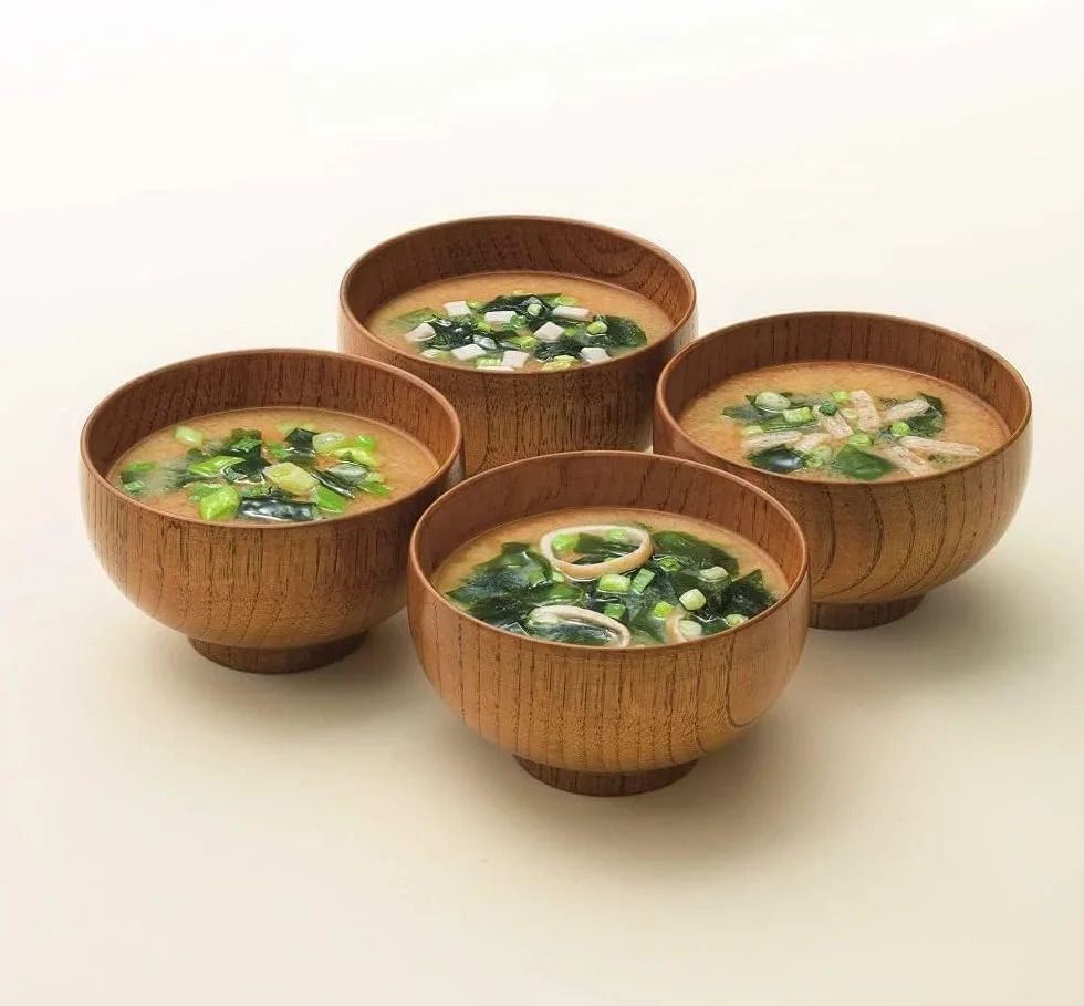 Marukome Sopa Miso Ryotei no Aji 4 Sabores, 36 Sopas Miso Instantáneas Japonesas (Algas Wakame, Cebollas Verdes, Tofu, Aburaage), Lote de 2 paquetes (Total 72 Sopas)