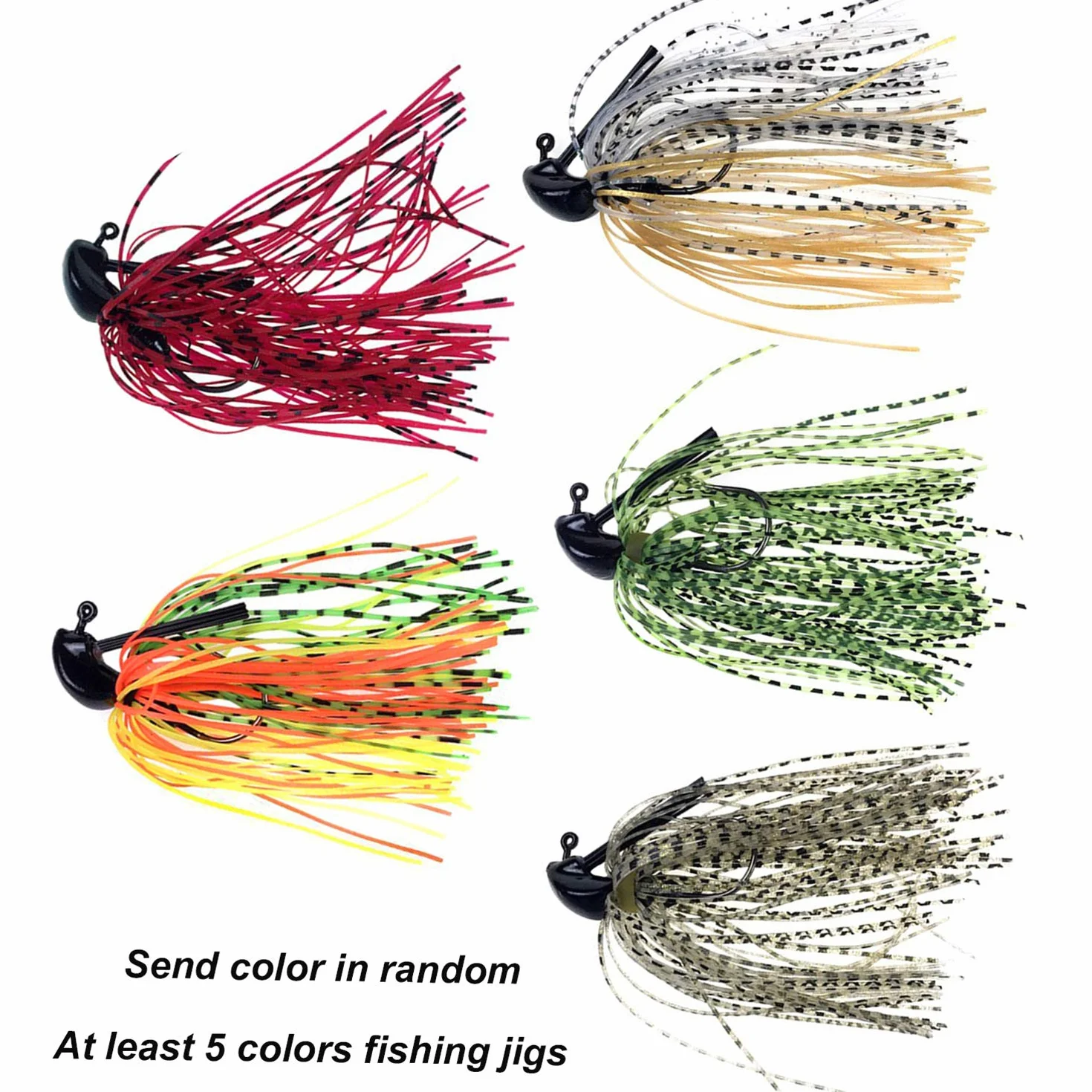 THKFISH Señuelos de Pesca Jigs Kit 5g 7g 10g 12g 14g 15g 16g 5 piezas 10 Pares