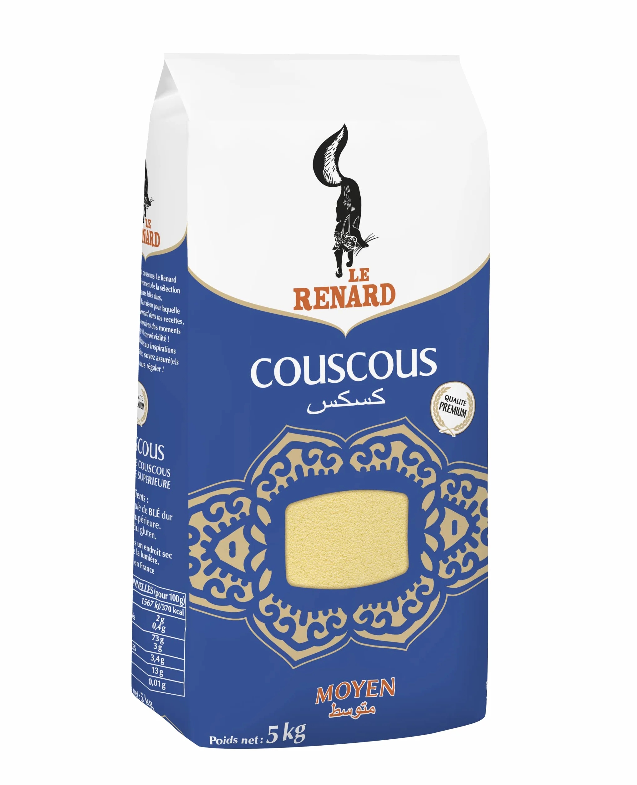 Le Renard - Cuscús Medio El Zorro 5 Kg