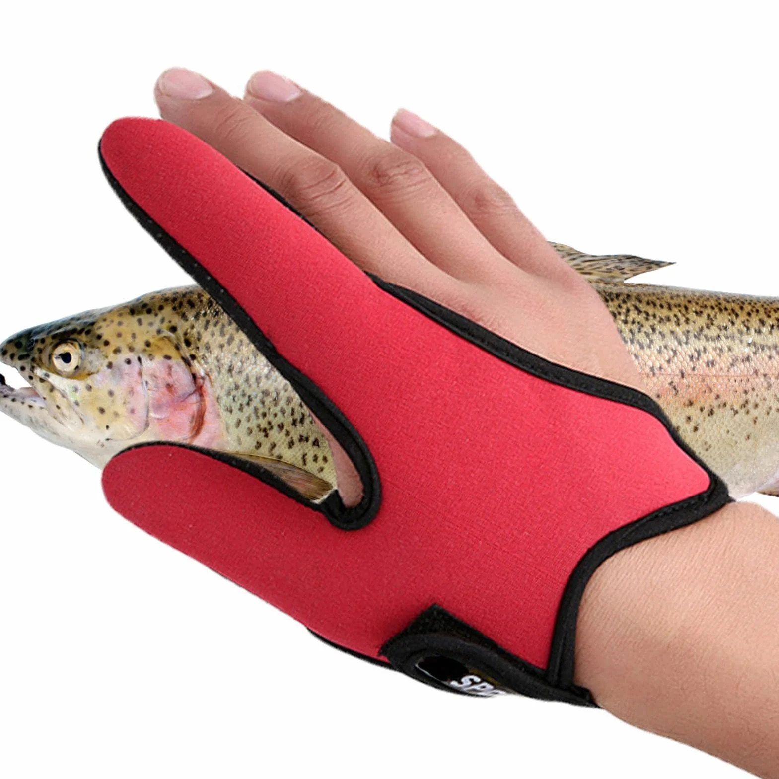 Abonda Guantes de pesca antideslizantes de dos dedos para surf, protector universal