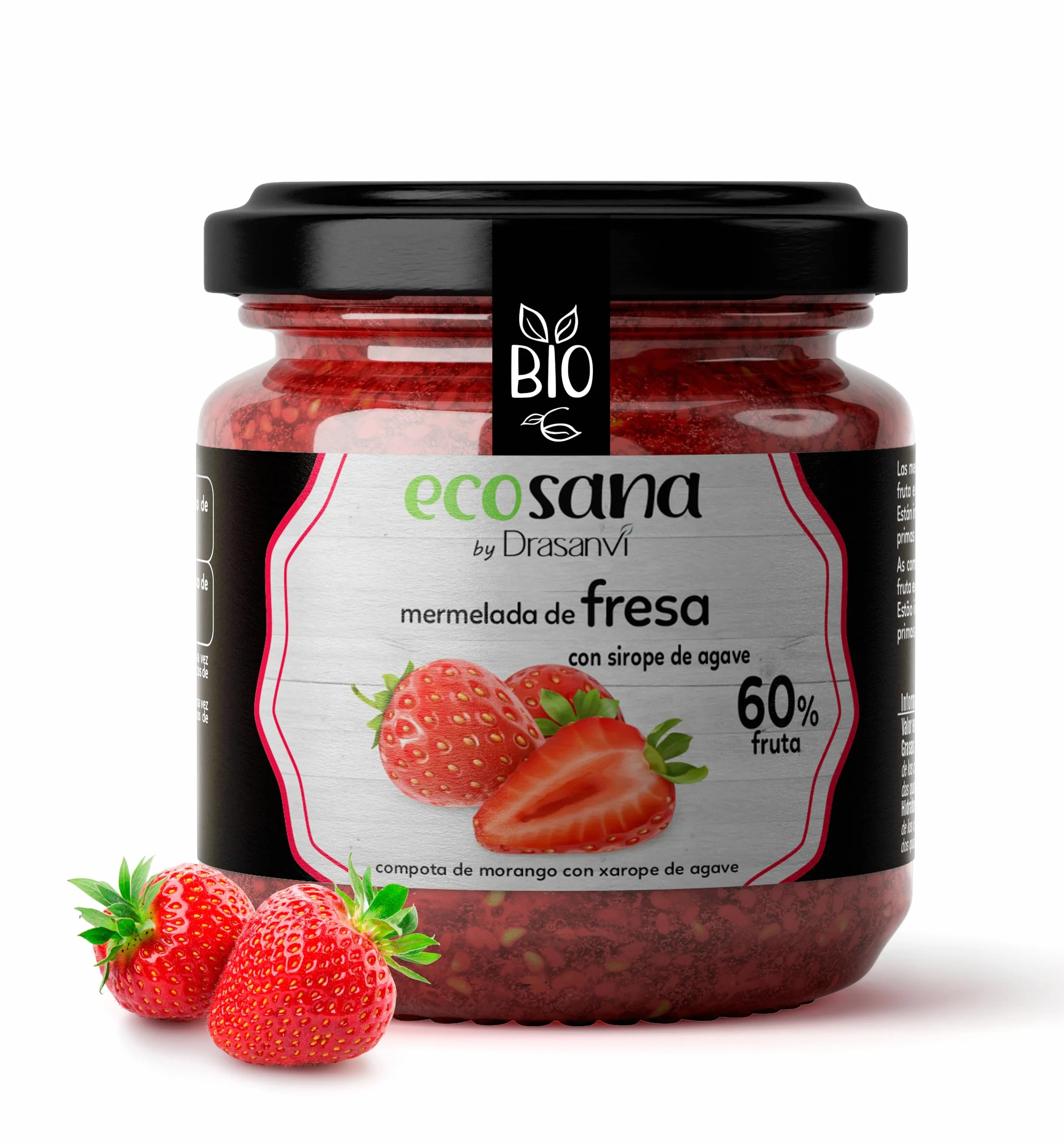 Drasanvi Mermelada Extra Fresa S/Azucar Bio 260G Ecosana 260 g